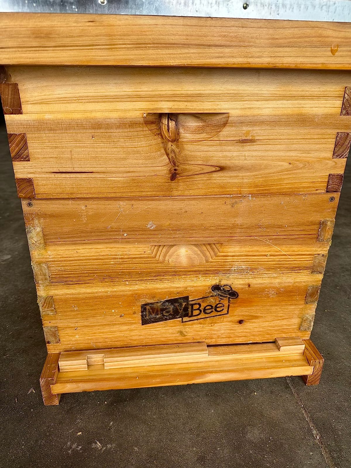 Beehive 10 Frame Bee Hives and Supplies Starter Kit, Bee Hive for Beginner, Honey Bee Hives Includes 1 Deep Brood Hive Box, 1 Bee Hive Super Box with Beehive Frames and Foundations customer photo 1