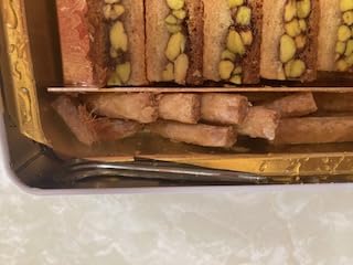 Cerez Pazari Baklava Pastry Gift Set - Turkish Baklava Pastry With Nuts & Spices - Baklava Gift Box From Turkey - Pastry, Halal Snacks - Assorted 45-48 Pieces Per Metal Dessert Box - 1.32 lbs customer photo 1
