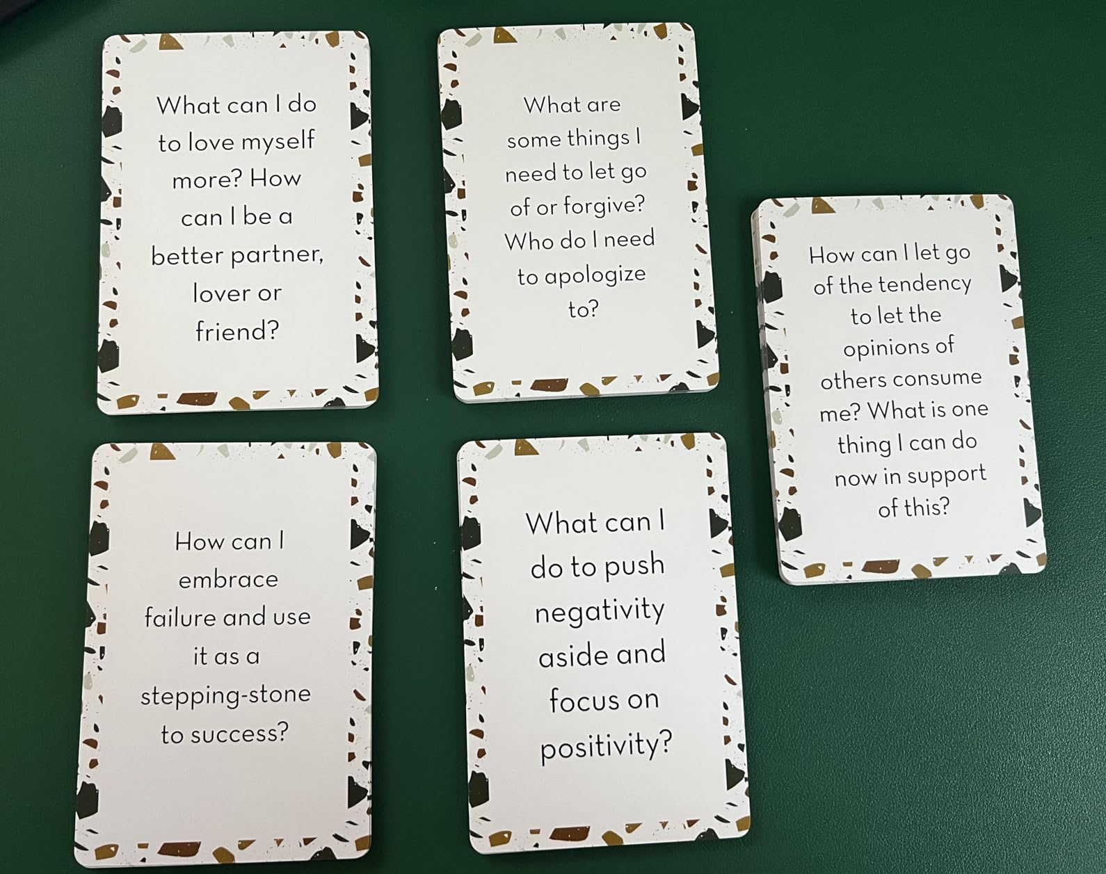 Allura & Arcia Empowering Self Care Questions - 52 Stress Relief Cards for Meditation, Mindfulness, Yoga & Gifts customer photo 1
