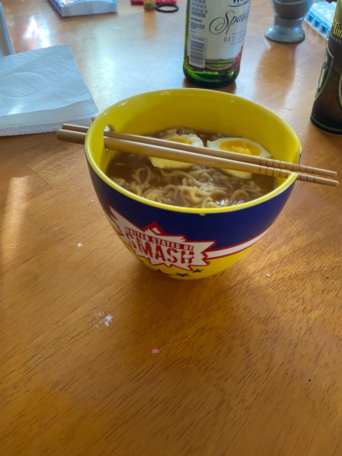 JUST FUNKY My Hero Academia All Might Japanese Ceramic Dinnerware Set | 16-Ounce Ramen Bowl and Wooden Chopsticks Set customer photo 1