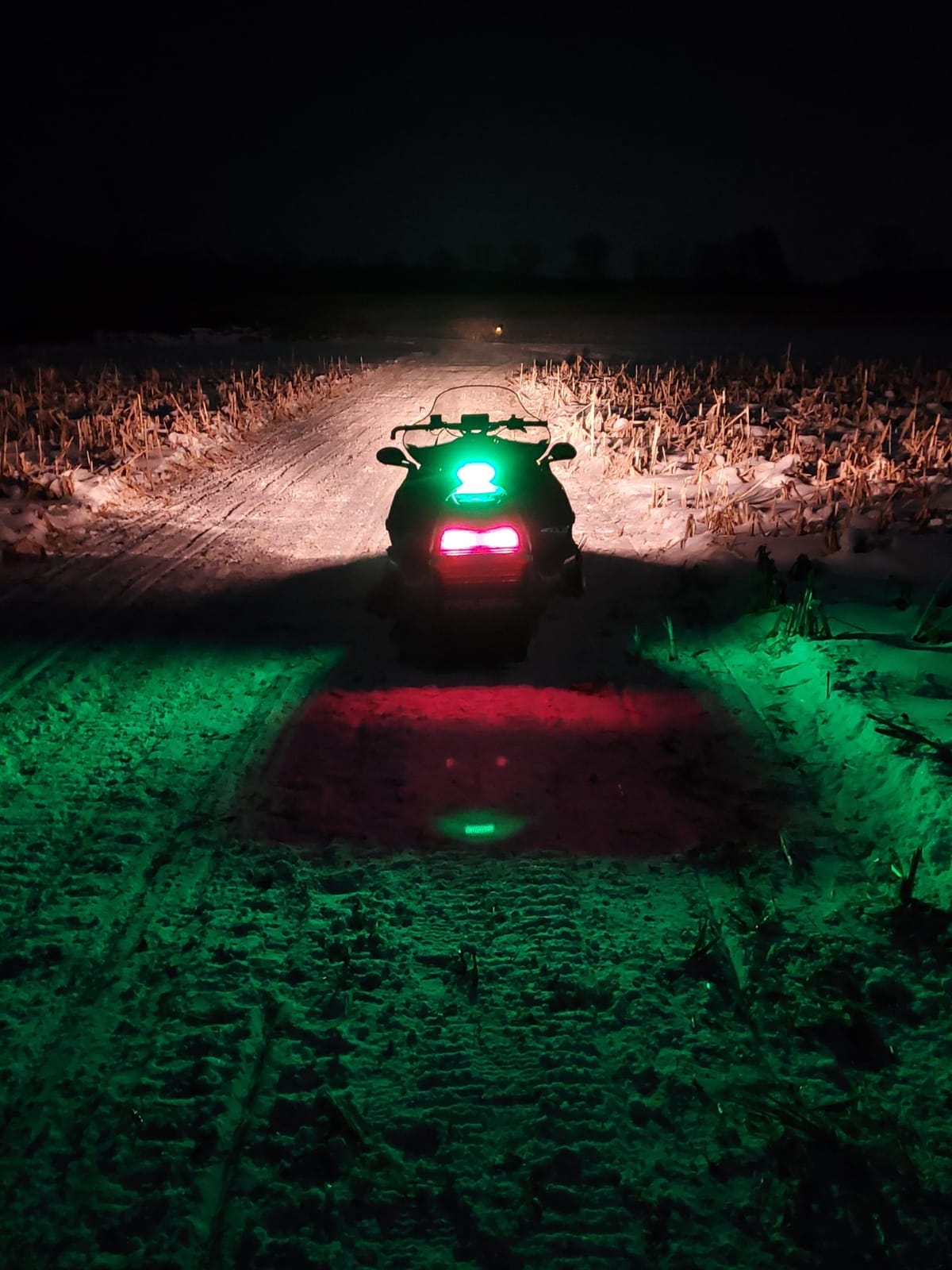 BITEHARDER Snowmobile Helmet Safety Light, Blue | LED Rear Helmet Light, High-Visibility Snowmobile Accessory customer photo 2