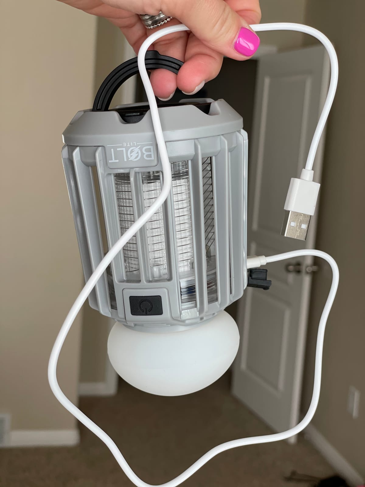 Camping Lantern + Bug Zapper Rechargeable customer photo 1