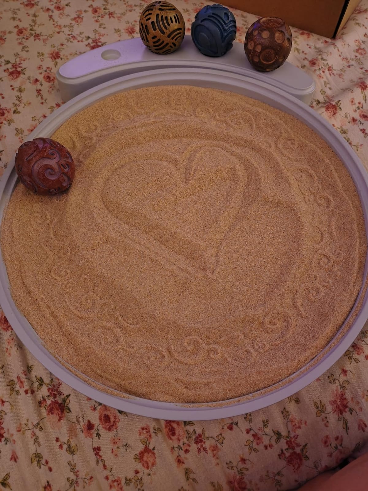 ENSO Zen Garden for Desk, Japanese Bamboo Sand Tray Therapy Kit customer photo 2