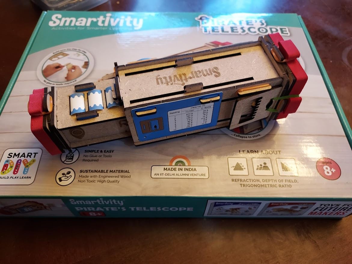 Smartivity DIY Telescope STEM Toy for Kids 8-14 Years | Build Your Own Telescope | Measure Height & Distance customer photo 2