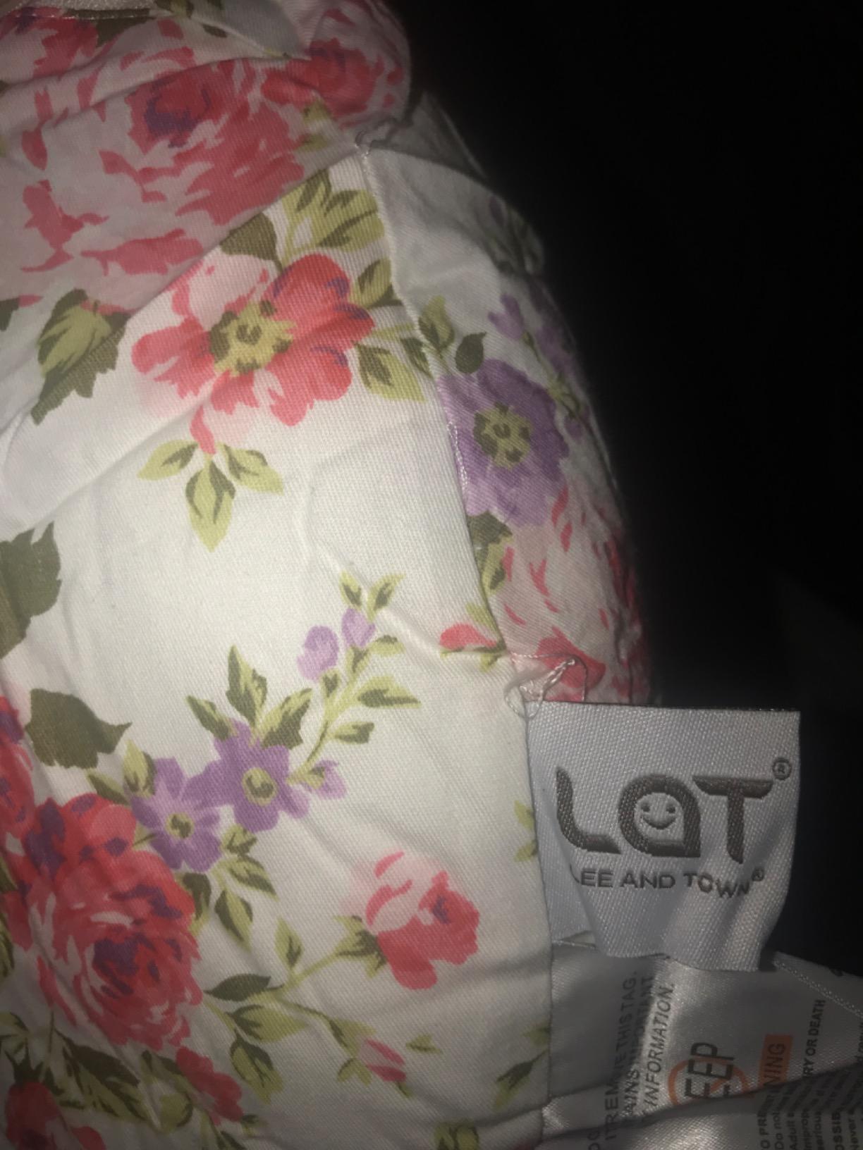 LAT Nursing Pillow for Breastfeeding,100% Cotton Removable Cover,Ergonomic Breast Feeding Pillows for Mom and Baby,Machine Washable(Giraffe & Elephant) customer photo 1