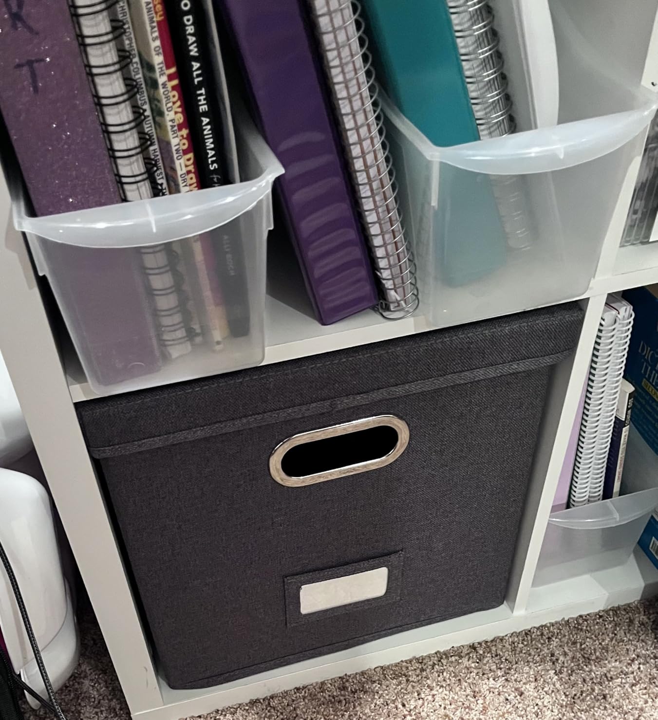 Decorative Vinyl Record Storage Box for 50+ Single Records - LP Holder customer photo 1