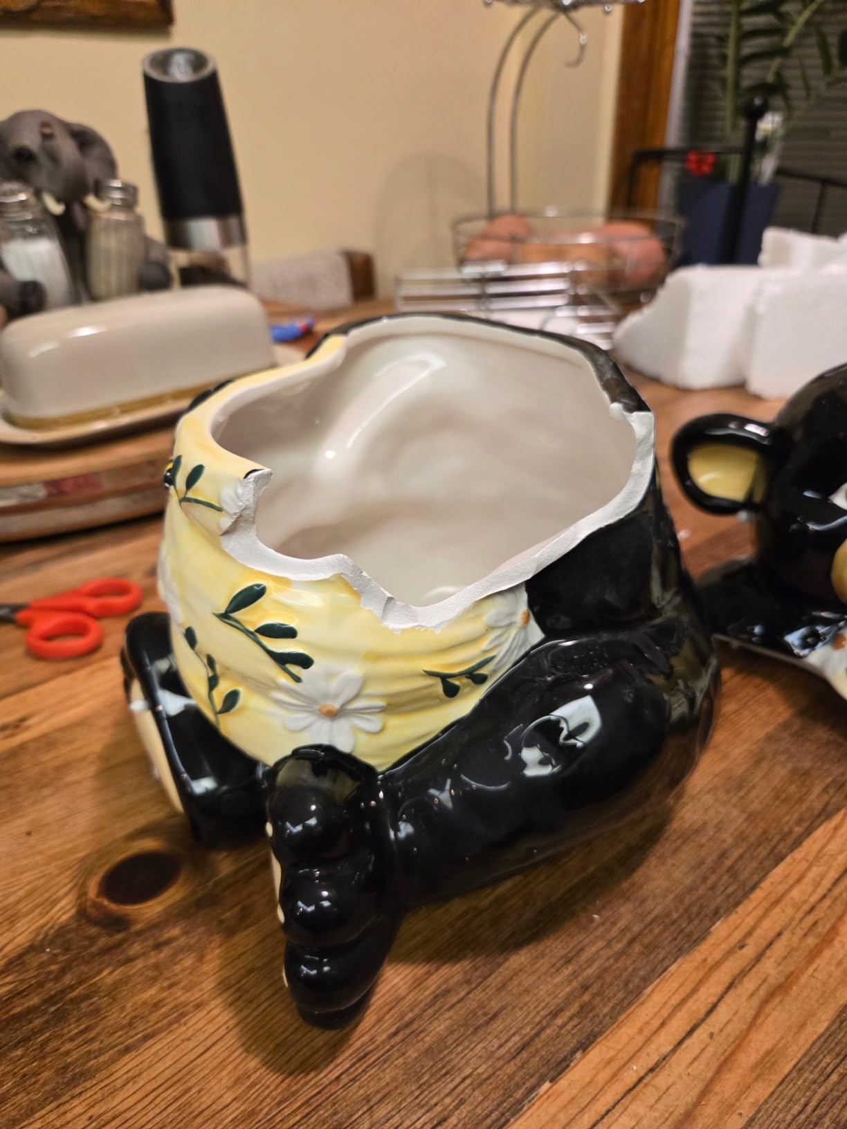 Blue Sky Ceramics Bear Hive Cookie Jar, Multi (19146) customer photo 2