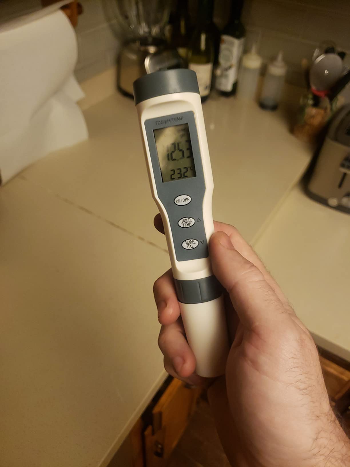 pH Meter, 3-in-1 TDS Meter Digital Water Tester with 0.01 High Precision | 0-14 pH Test Range, LCD Display, ATC, Pocket Size TDS/Temp/pH Tester for Wine, Aquarium, Pool, Garden, Bath and Water customer photo 1