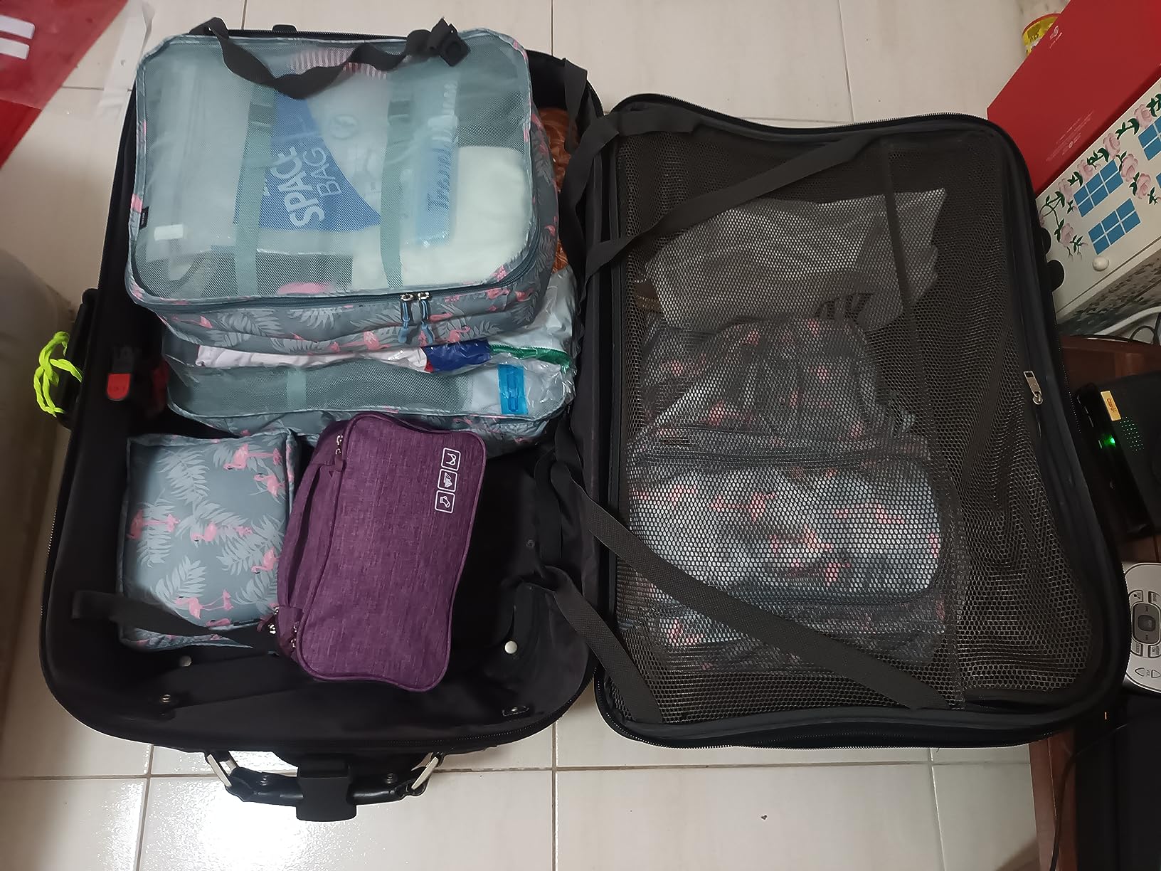 BAGAIL 8 Set Packing Cubes Luggage Packing Organizers for Travel Accessories-Cream customer photo 2