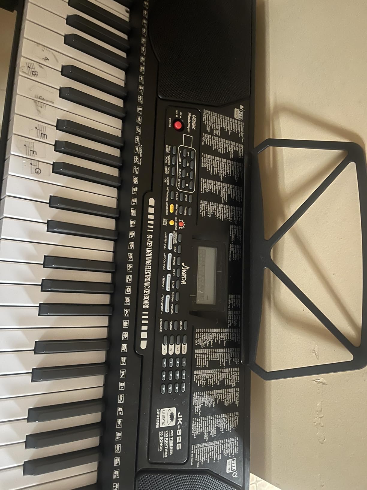 JIKADA 61 Key Portable Electronic Keyboard Piano,3 Teaching Modes customer photo 2
