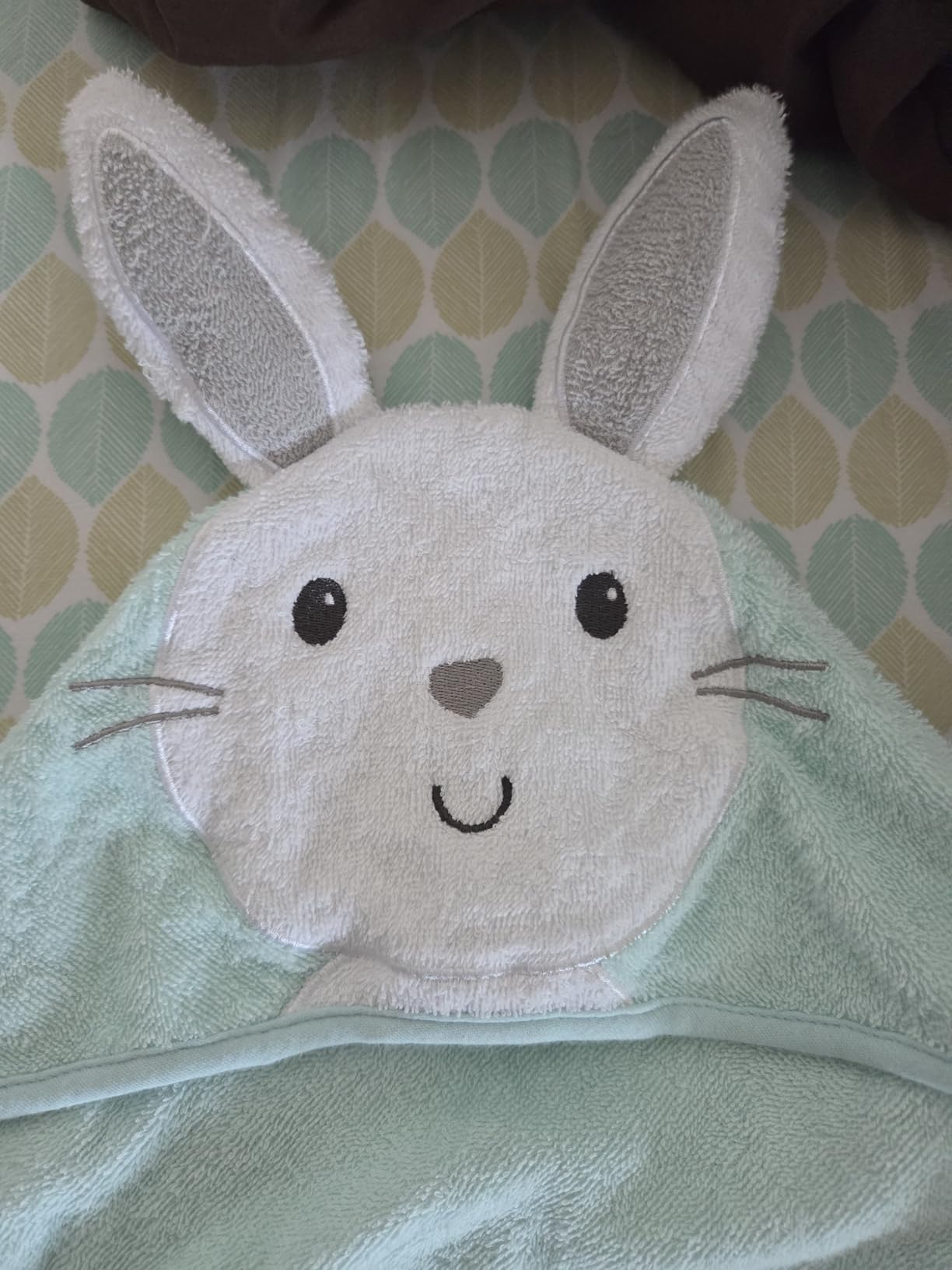 Hudson Baby Unisex Baby Cotton Animal Face Hooded Towel, Dinosaur, One Size customer photo 2