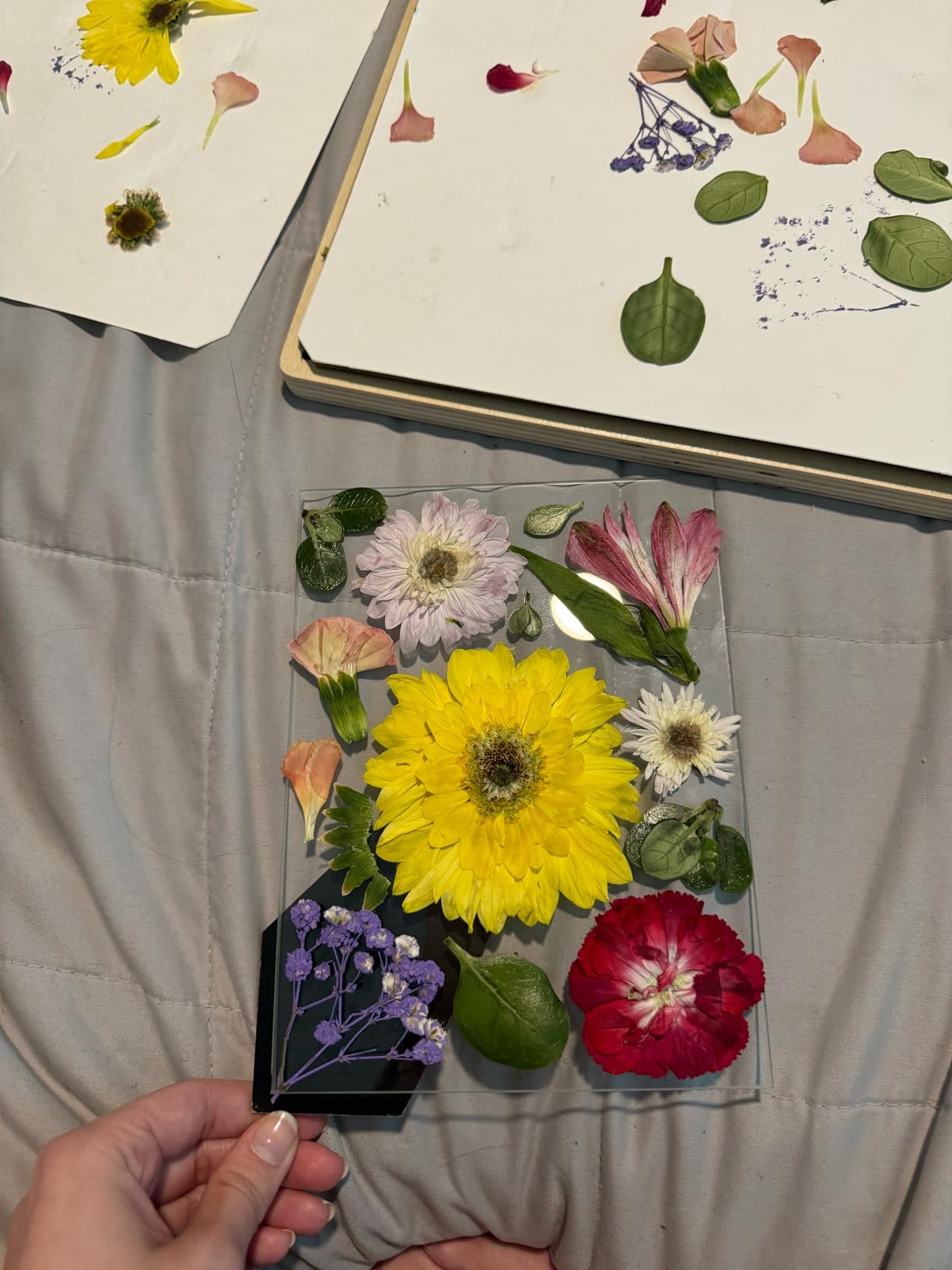 Berstuk Wooden Flower Press for Adults and Teens - Includes Expert Video Tutorials - Large Flower Press Kit 10.8