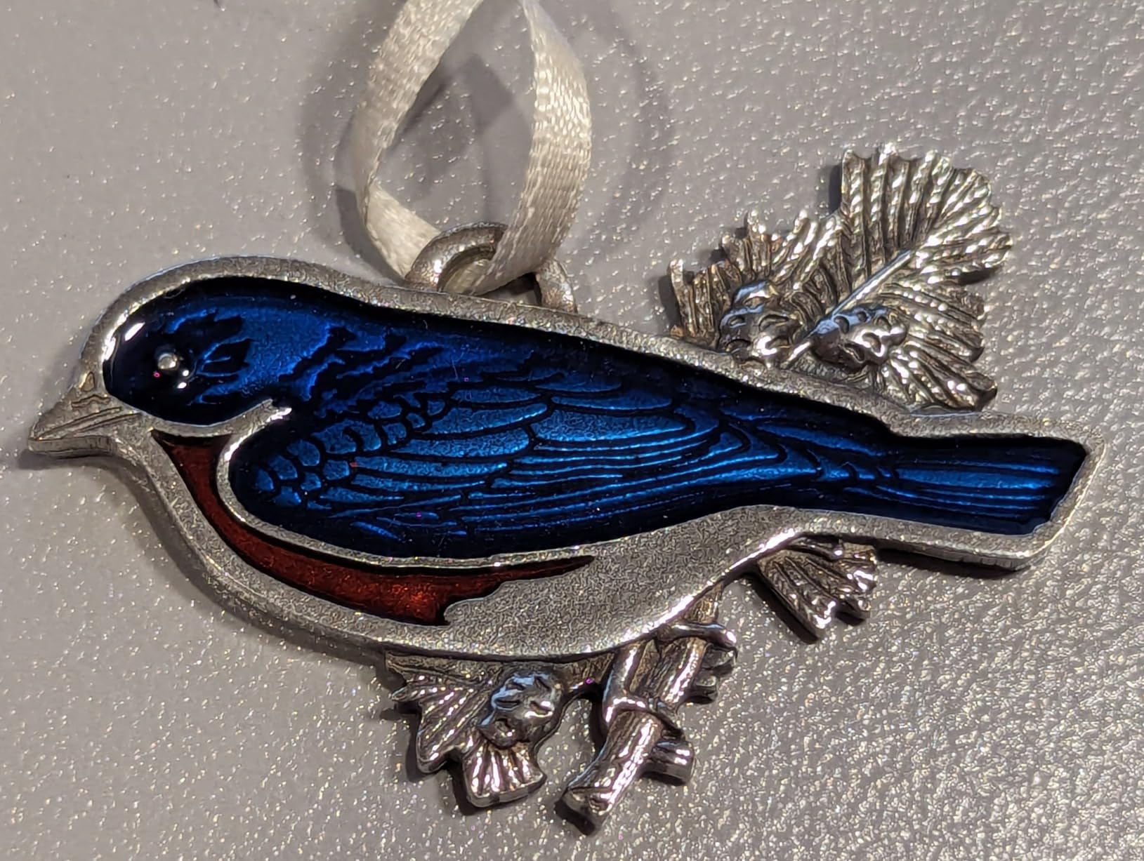 Danforth Red-Winged Blackbird Ornament | Pewter Handcrafted in USA customer photo 1