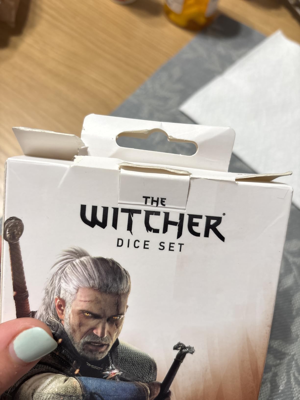 Q-Workshop Witcher Dice Set. Geralt - Q-Workshop White Wolf customer photo 1