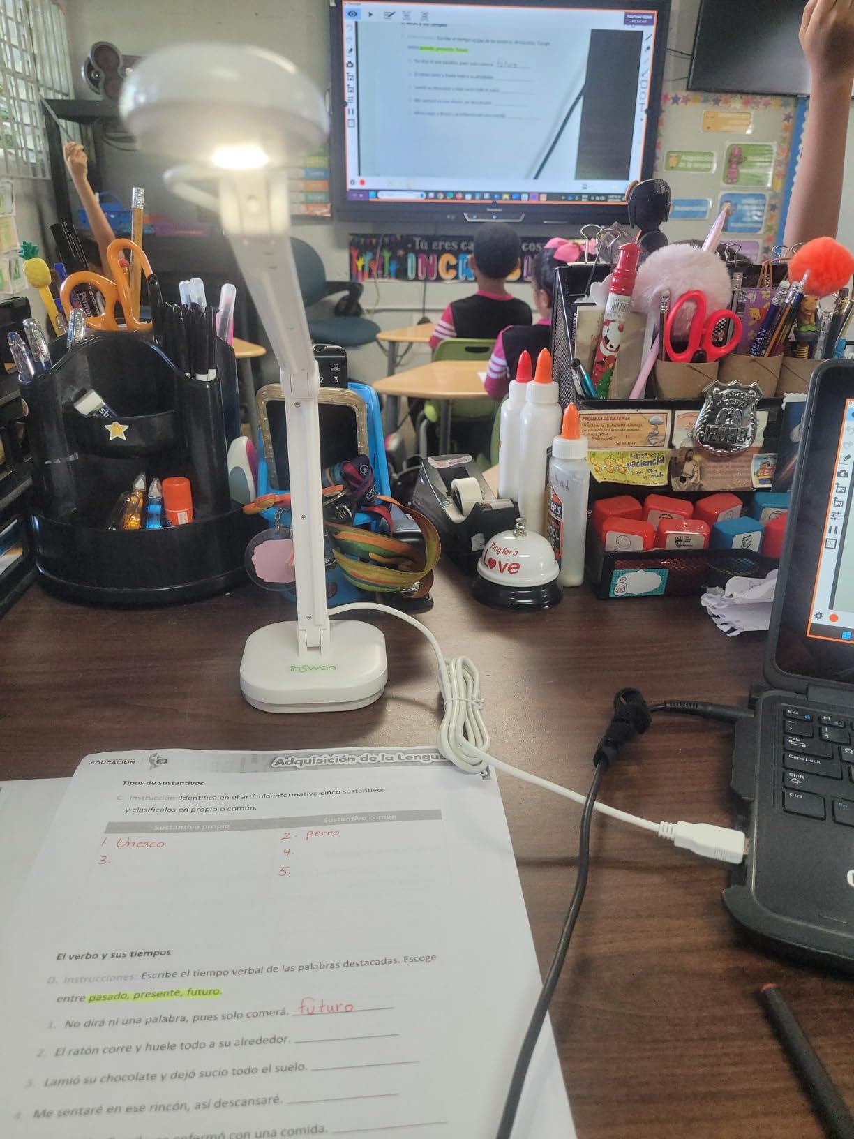 INSWAN INS-2 UHD 4K 13MP Document Camera, Built-in LED, Mic, A3 Capture customer photo 2