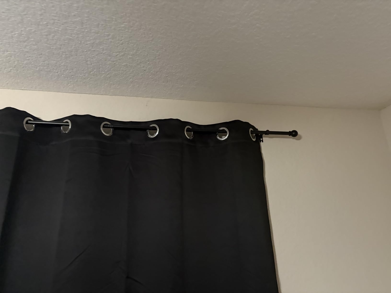 Joydeco Blackout Curtains for Bedroom 84 Inch - Black Out Curtains with Grommets Thermal Insulated Room Darkening Light Blocking, Noise Reducing & Wrinkle-Free Drapes for Living Room Windows, 2 Panels customer photo 1