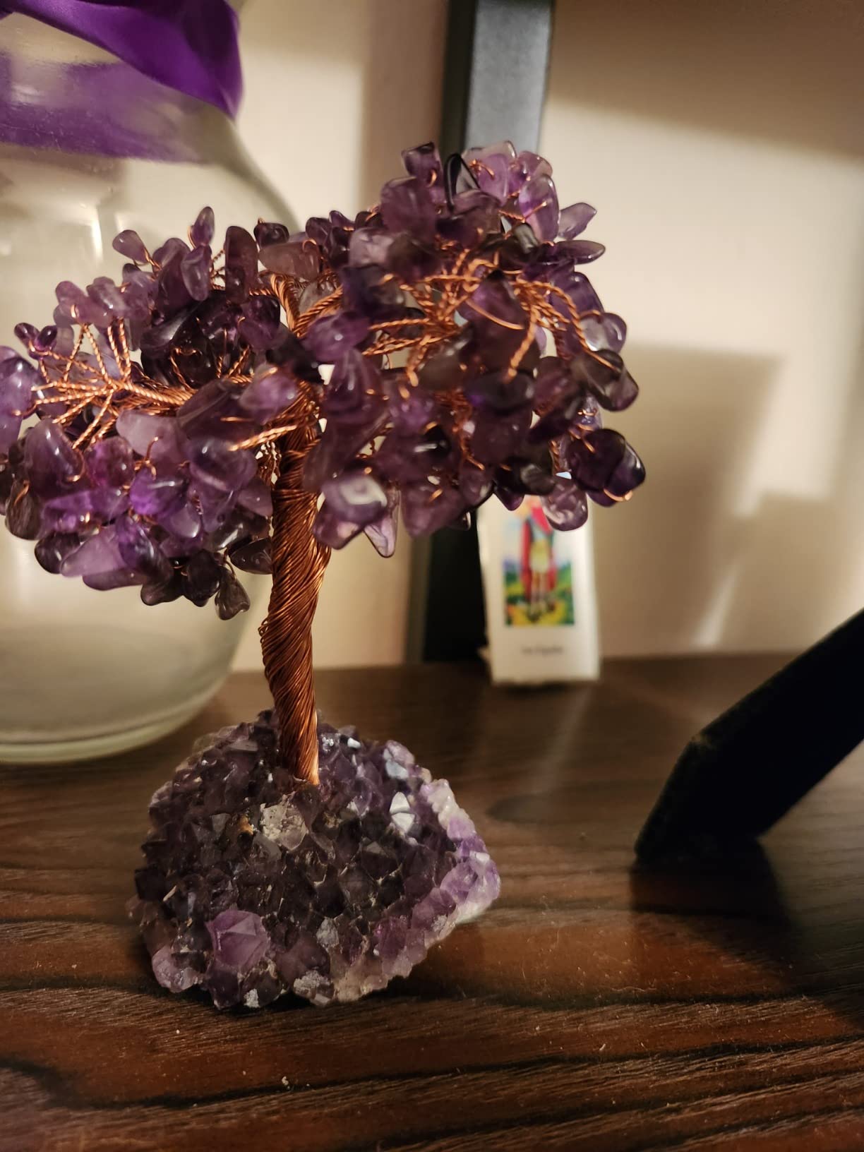 Jovivi Amethyst Healing Crystal Money Tree Home Decor Gifts customer photo 1