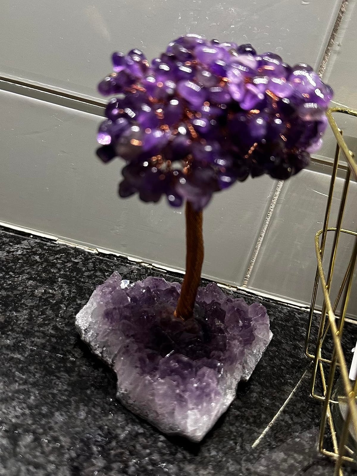 Jovivi Amethyst Healing Crystal Money Tree Home Decor Gifts customer photo 2