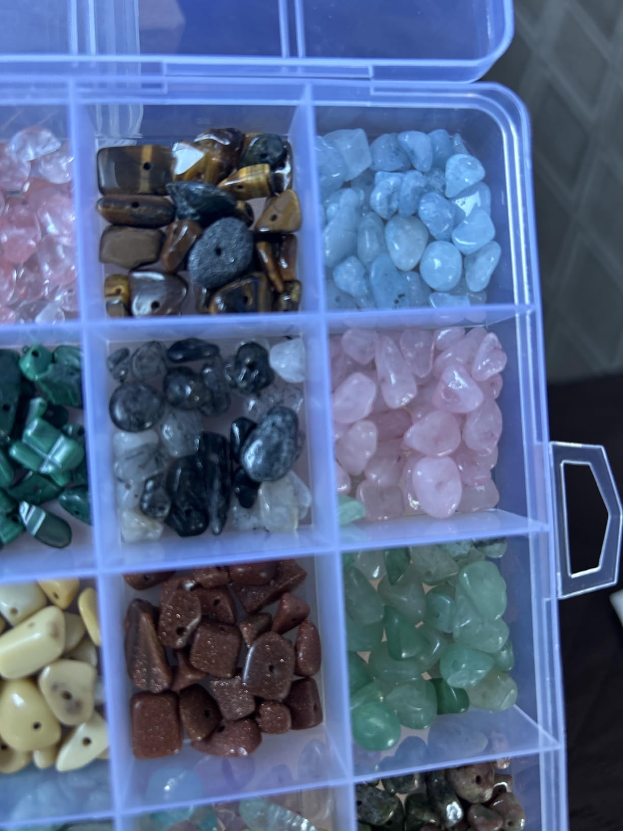 Xmada Jewelry Making Supplies Kit - 1587 PCS Beads, Crystal Beads, Jewelry Pliers, Beading Wire, Earring Hooks, Rings, Bracelets for Girls and Adults customer photo 1