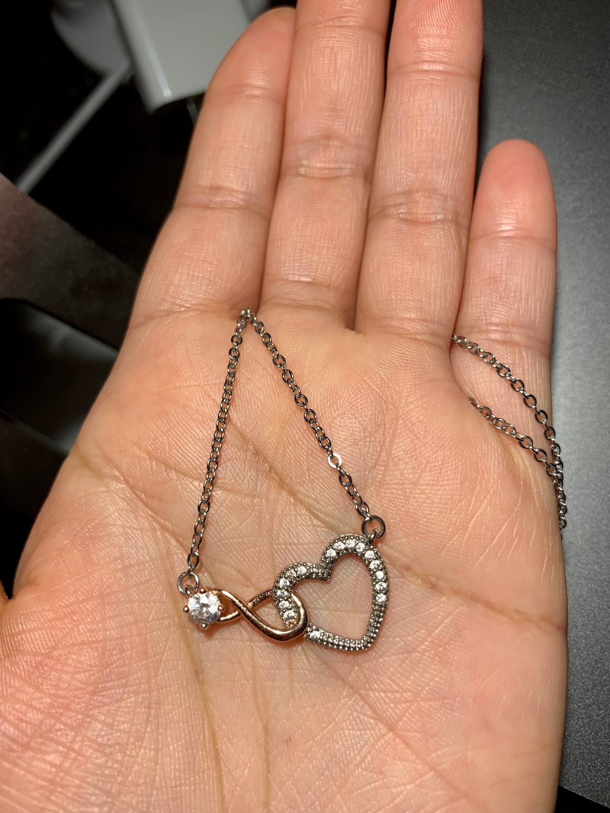 Shonyin Everlasting Heart Necklace Gift for Women, Meaningful Jewelry customer photo 2