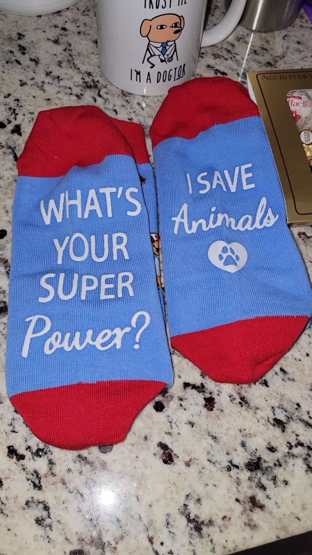 Gifts for Nurse Doctor EMT - Funny Nurse Doctor Paramedic Vet Tech Cancer Gift Socks customer photo 2