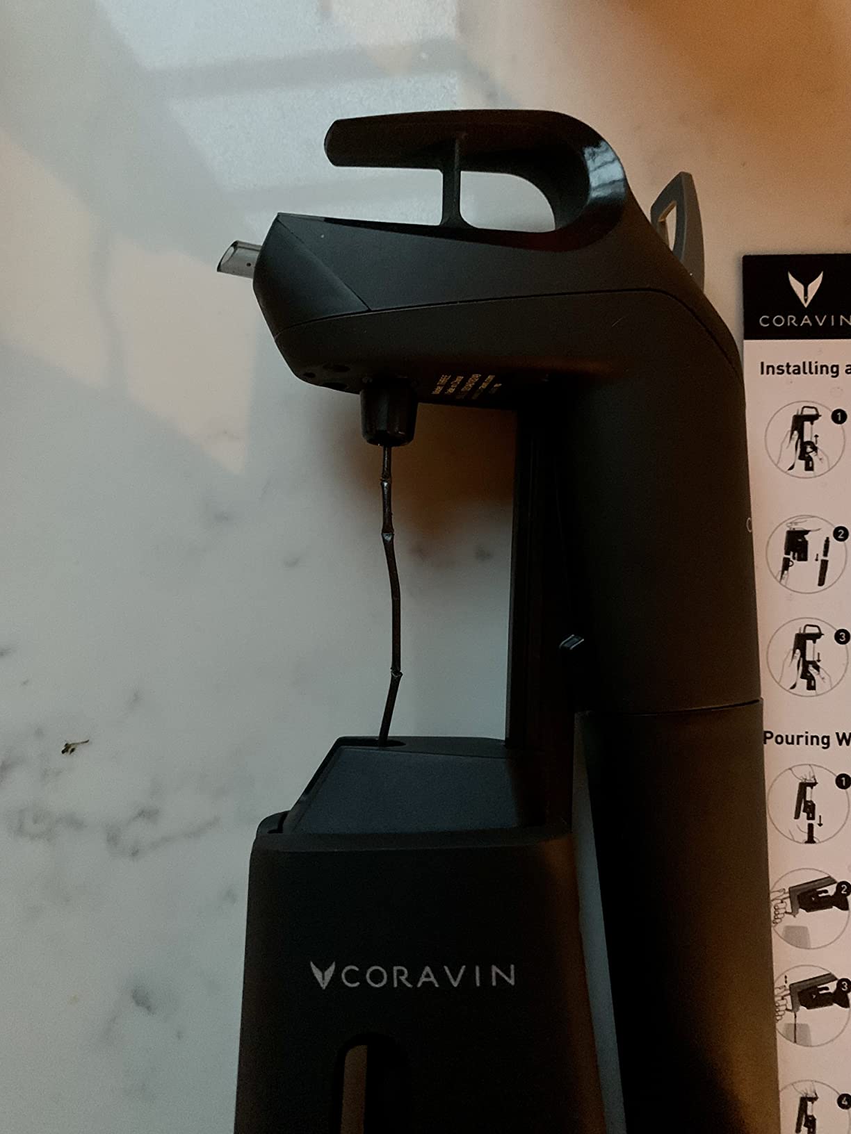Coravin Timeless Three Plus Wine Preservation System - Black customer photo 1