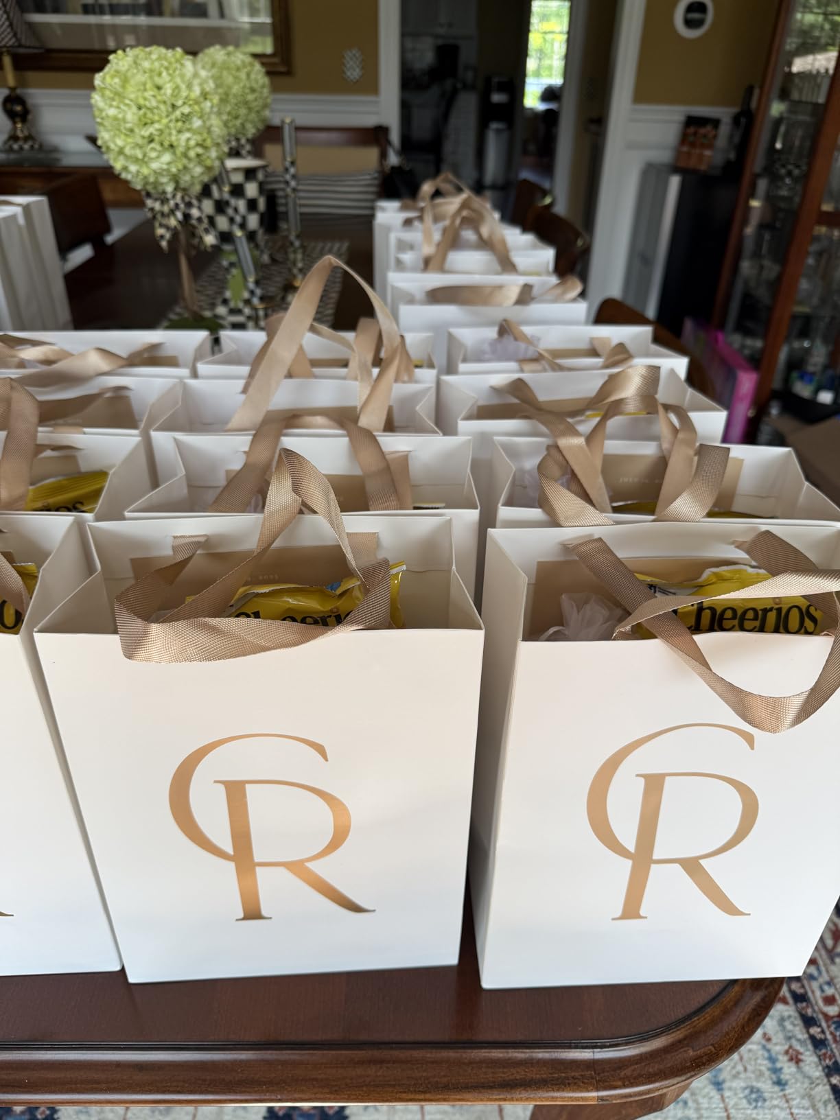 White Paper Gift Bags 20Pcs 8