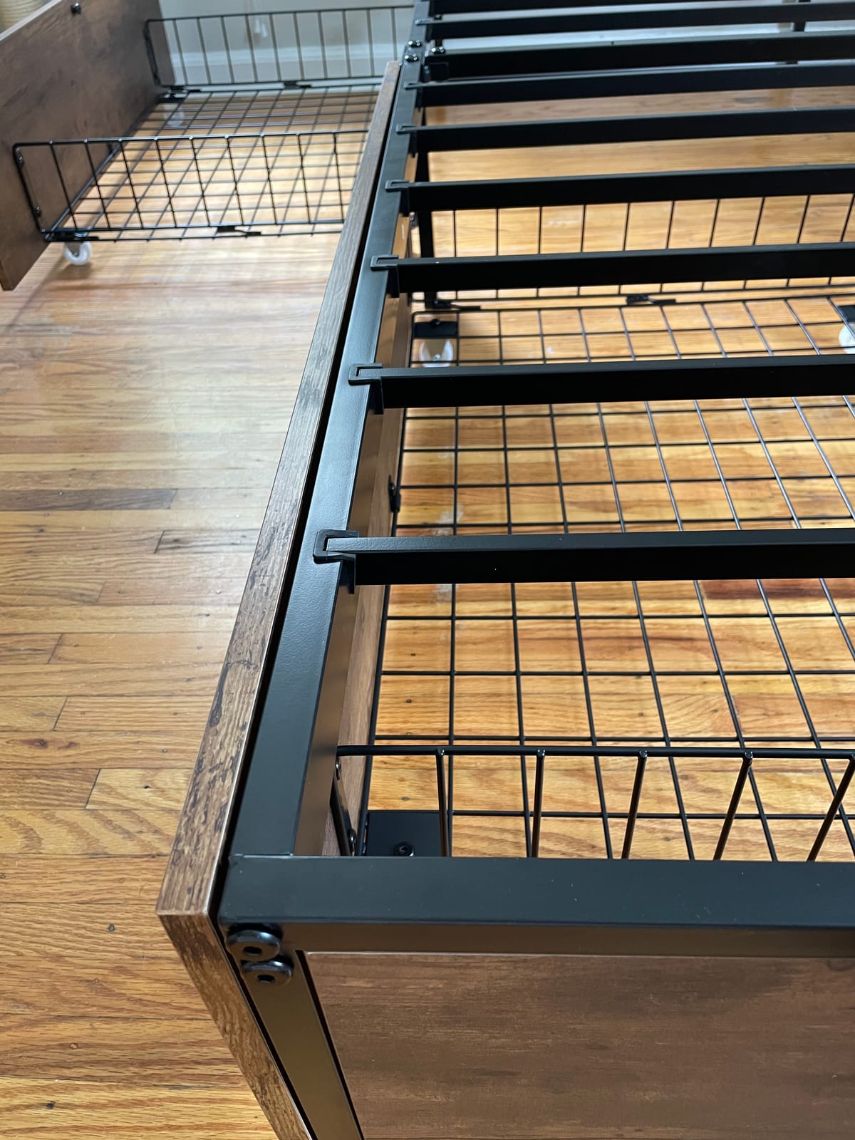 SHA CERLIN Full Size Platform Bed Frame with 4 Storage Drawers customer photo 2