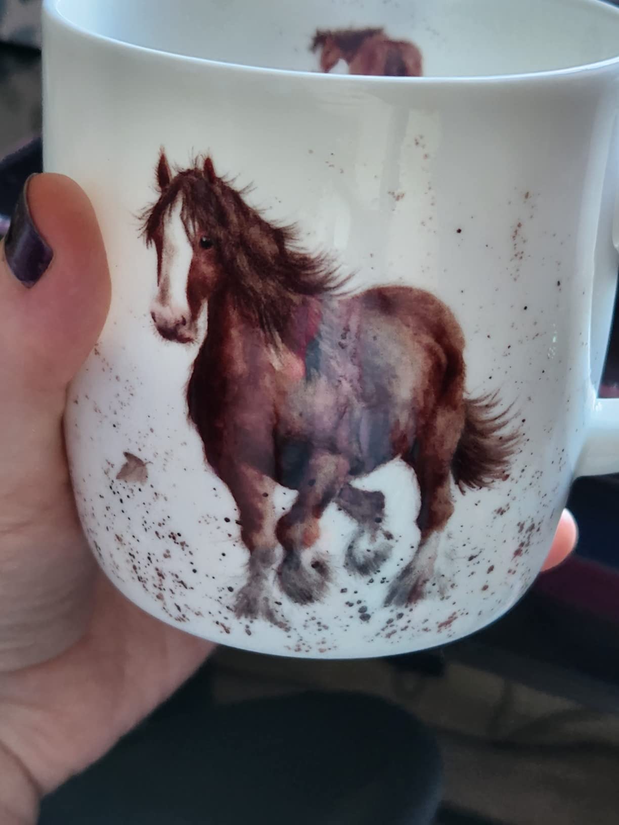Royal Worcester Wrendale Designs Grow Your Own Mug | 14 Ounce Large Coffee Mug with Hare Design | Made from Fine Bone China customer photo 2