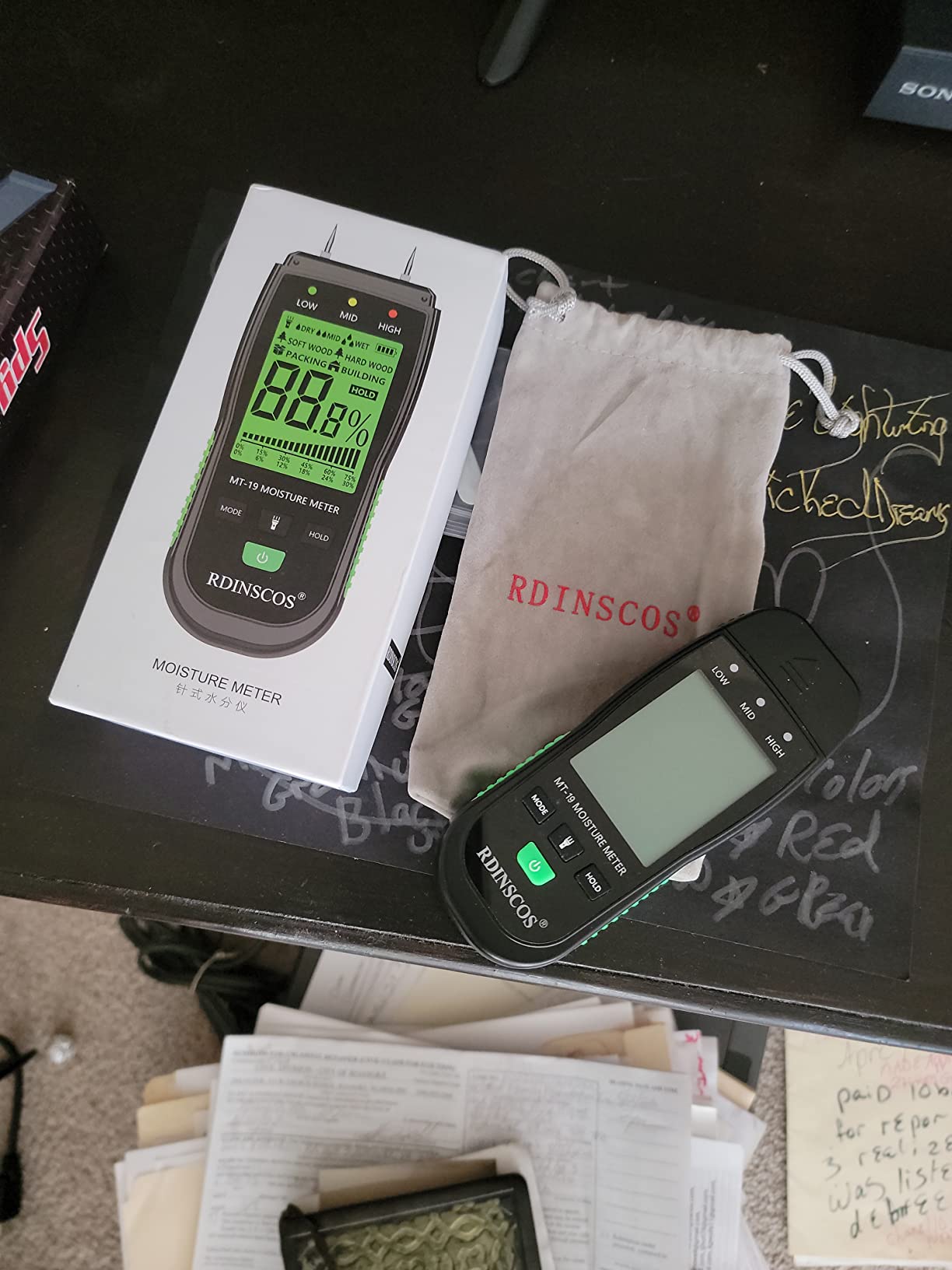 RDINSCOS Wood Moisture Meter for Firewood, Softwood, Hardwood customer photo 2