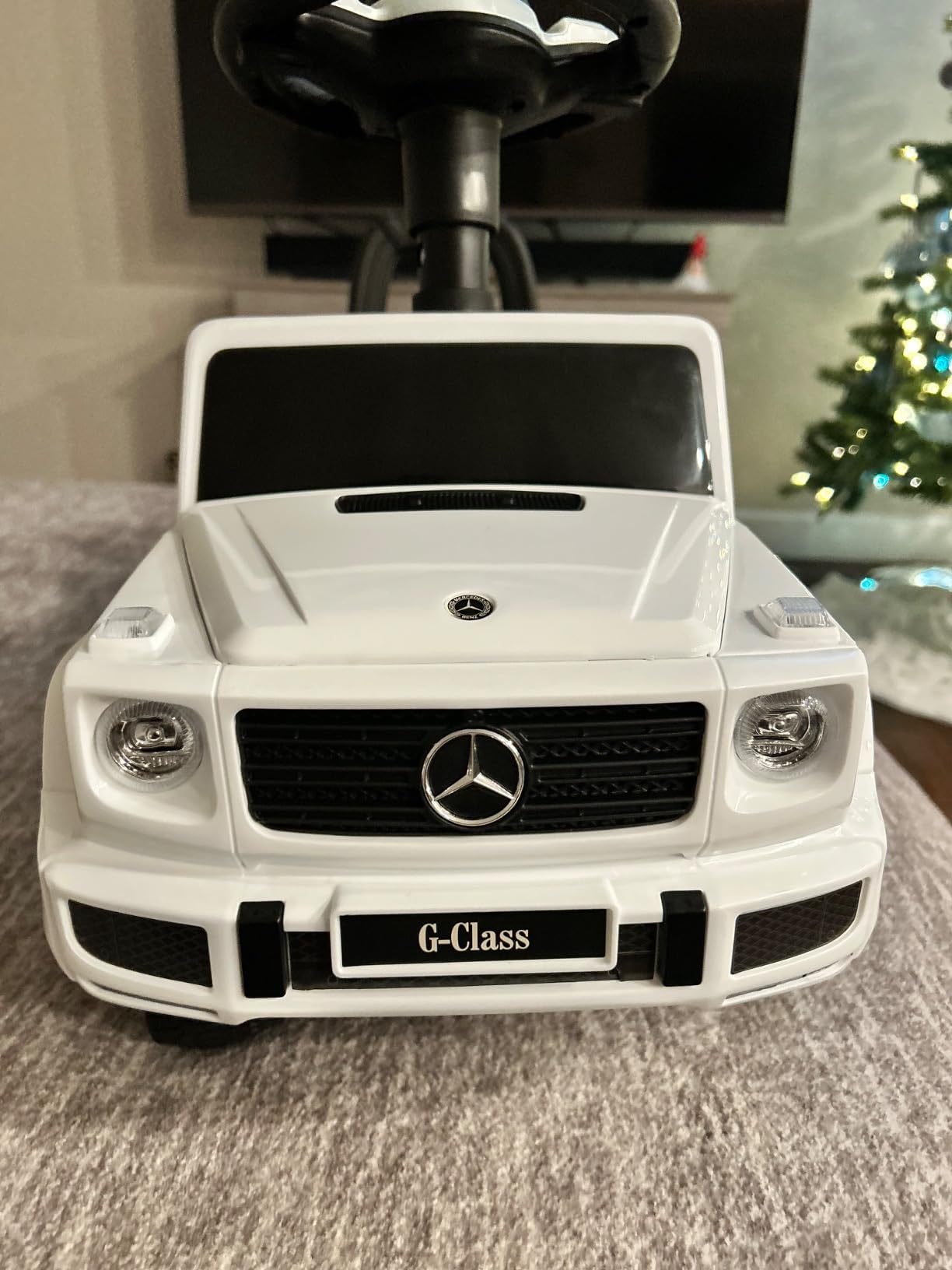 Best Ride On Cars Kids Outdoor Stroller Mercedes G-Wagon Push Car with Working Lights, Horn, and Music for Ages 1 to 3 years, Pink customer photo 2