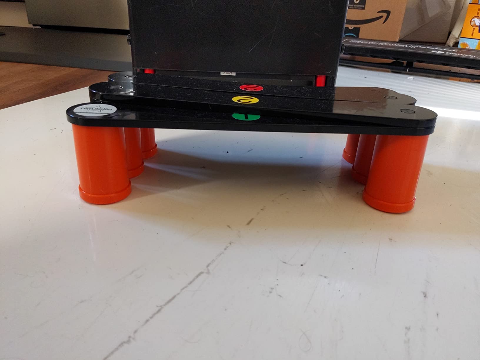 Skiller - Lightweight Stickhandling Training Aid, Equipment for Ball Control, Reaction Time & Coordination - Light, Portable & Adjustable Trainer customer photo 2