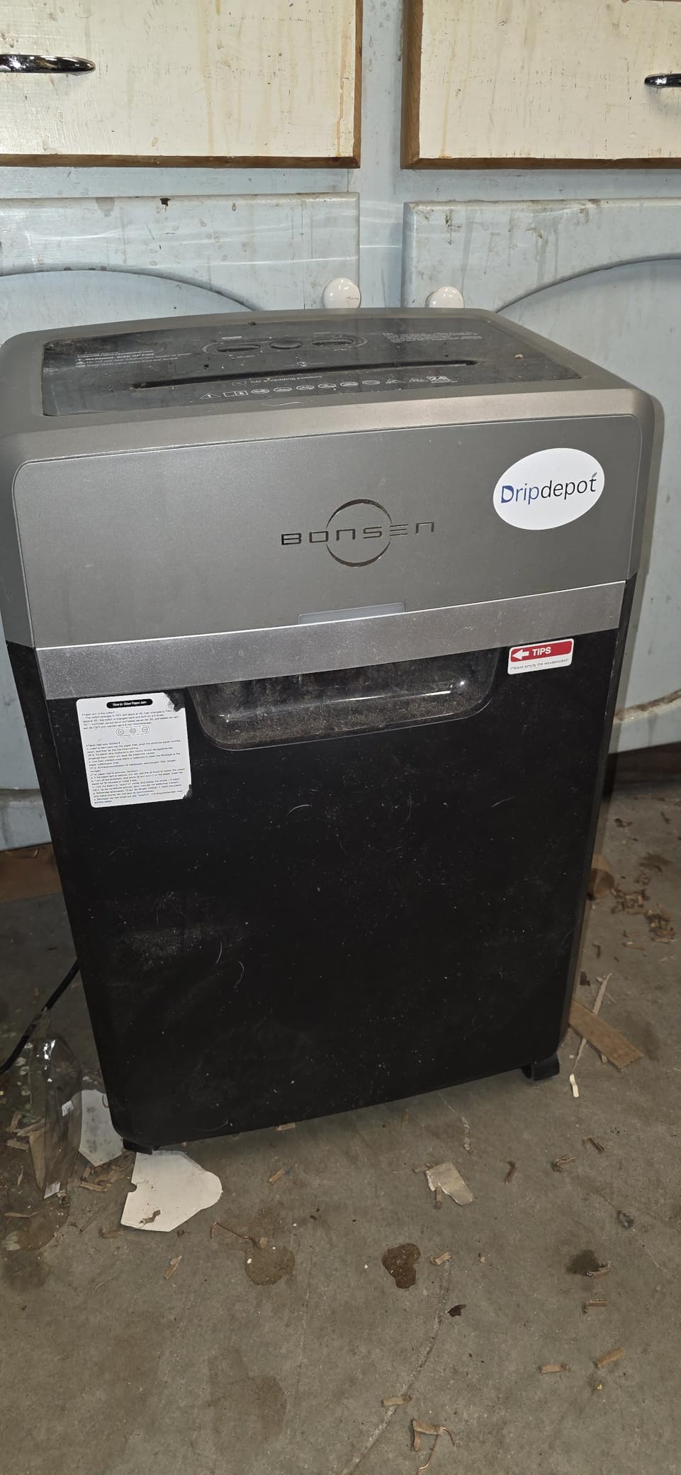 BONSEN 24-Sheet Cross-Cut P-4 High Security Heavy Duty Paper Shredder customer photo 2