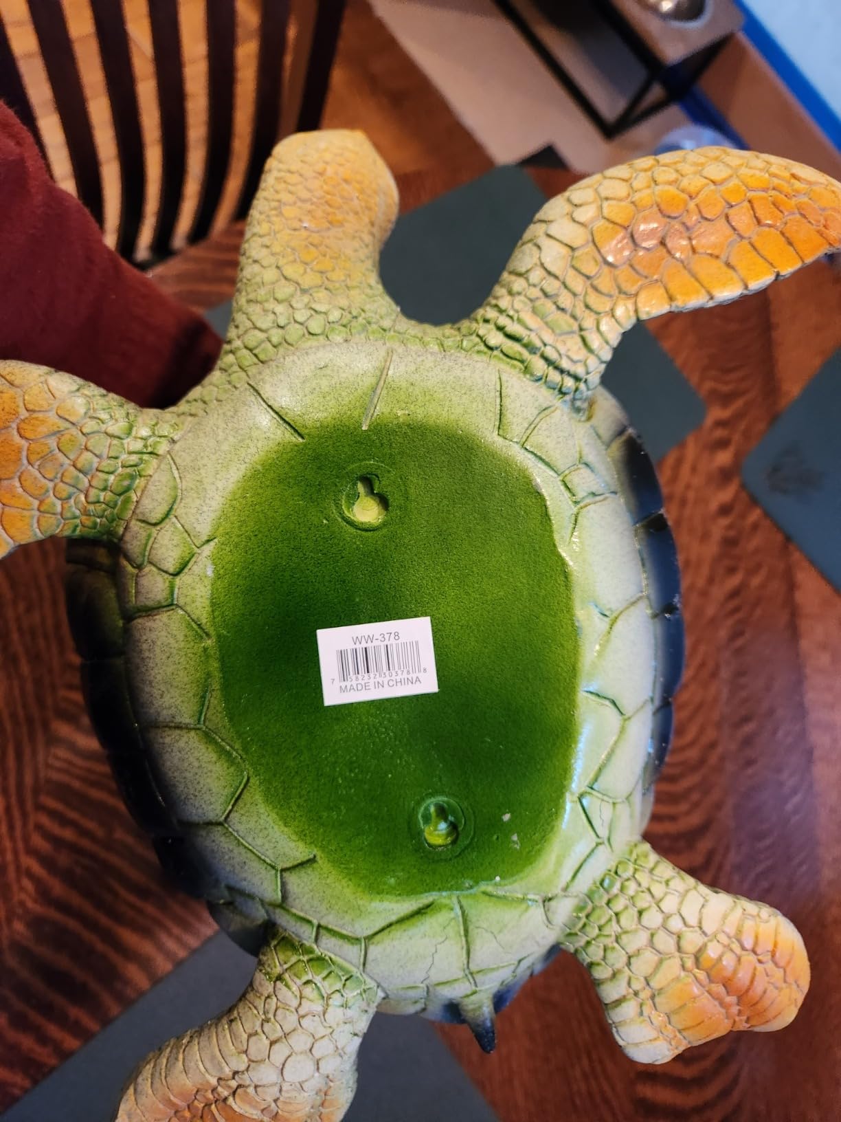 White Coral Reef Sea Turtle Statue - 9
