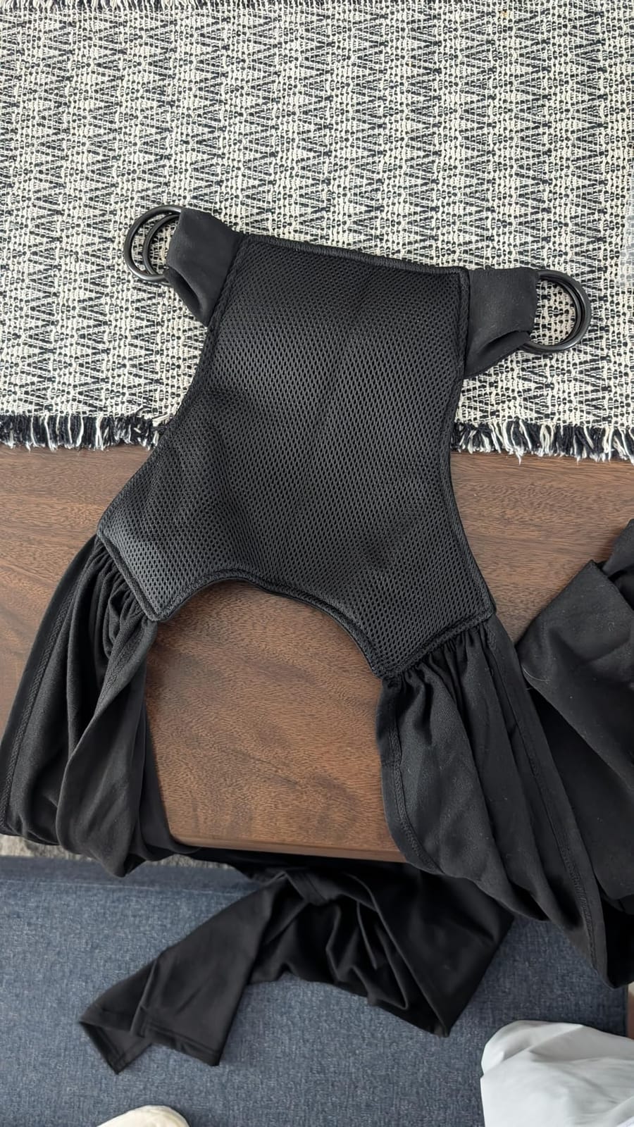 Momcozy Baby Wrap Carrier, Easy-On 2-Piece Design, Newborn to 33 lb customer photo 2