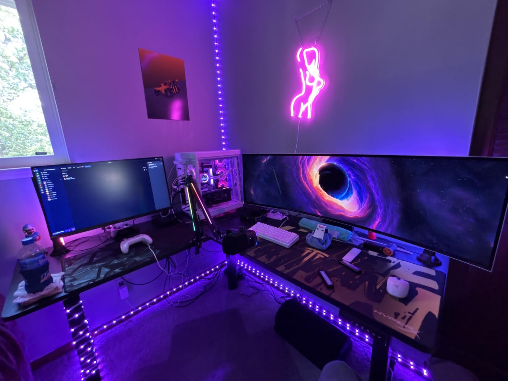 VIVO Black 63 x 55 in Corner Standing Desk, DESK-E3CTB customer photo 2
