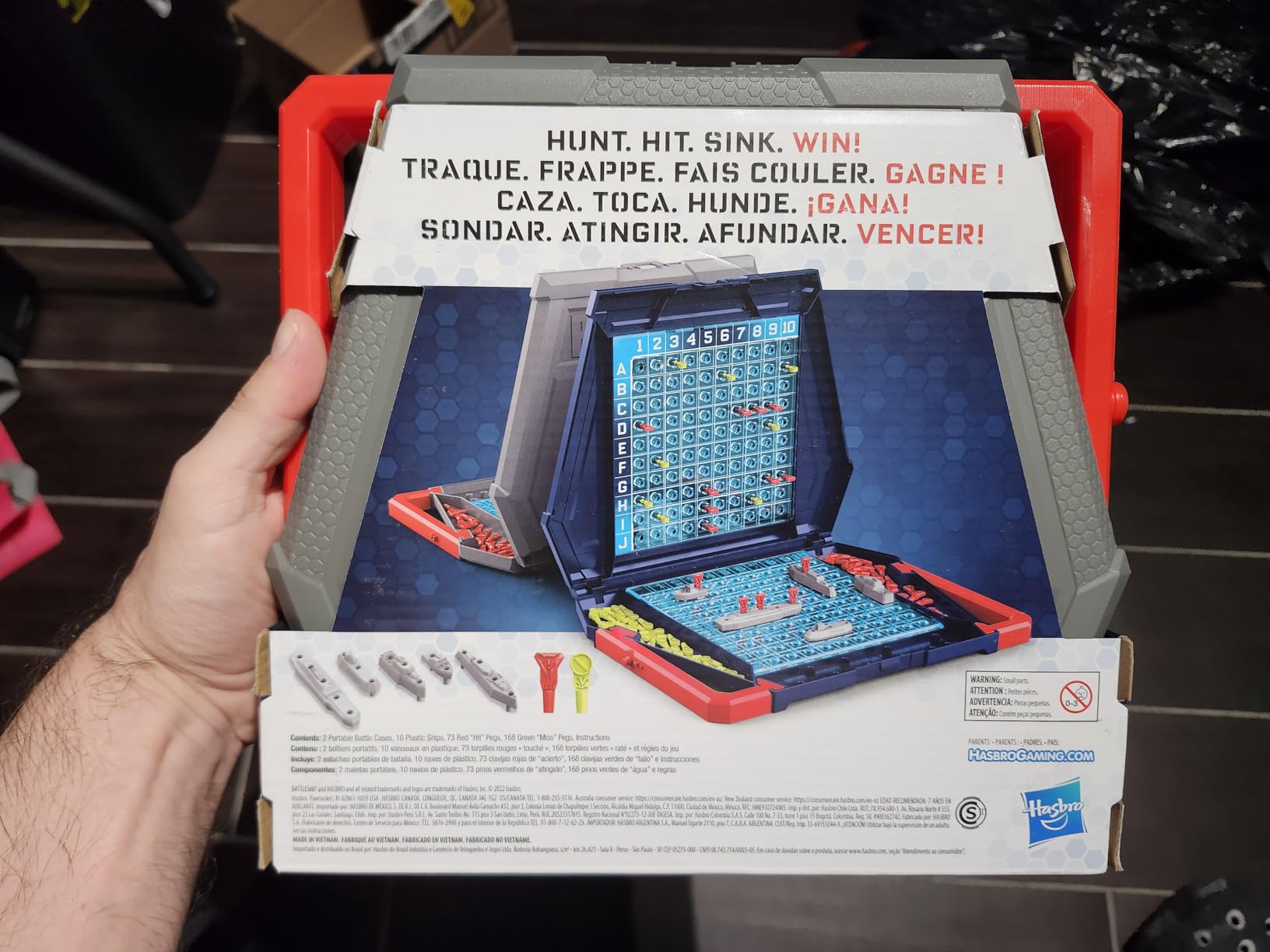Hasbro Gaming Battleship Classic Board Game | Strategy Games for Kids and Adults | Ages 7+ | 2 Players | Fun Kids Games | Family Games customer photo 1