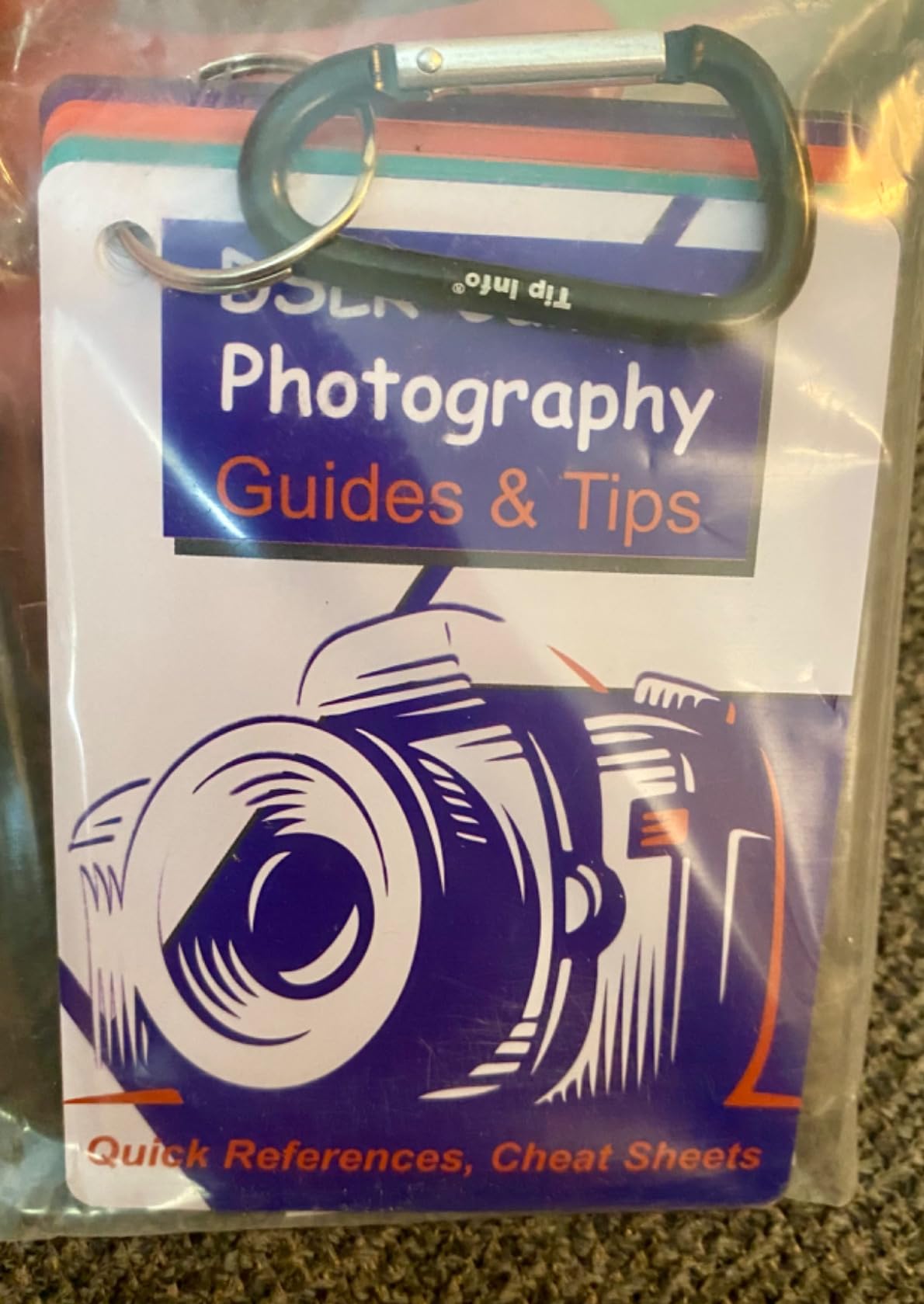 DSLR Cheat Sheet Photography Accessories Camera Accessories for Canon Nikon Sony Photography Gifts for Photographer Quick Reference Cards Guides Tips Settings Exposure Modes Composition And More 4×3in customer photo 1