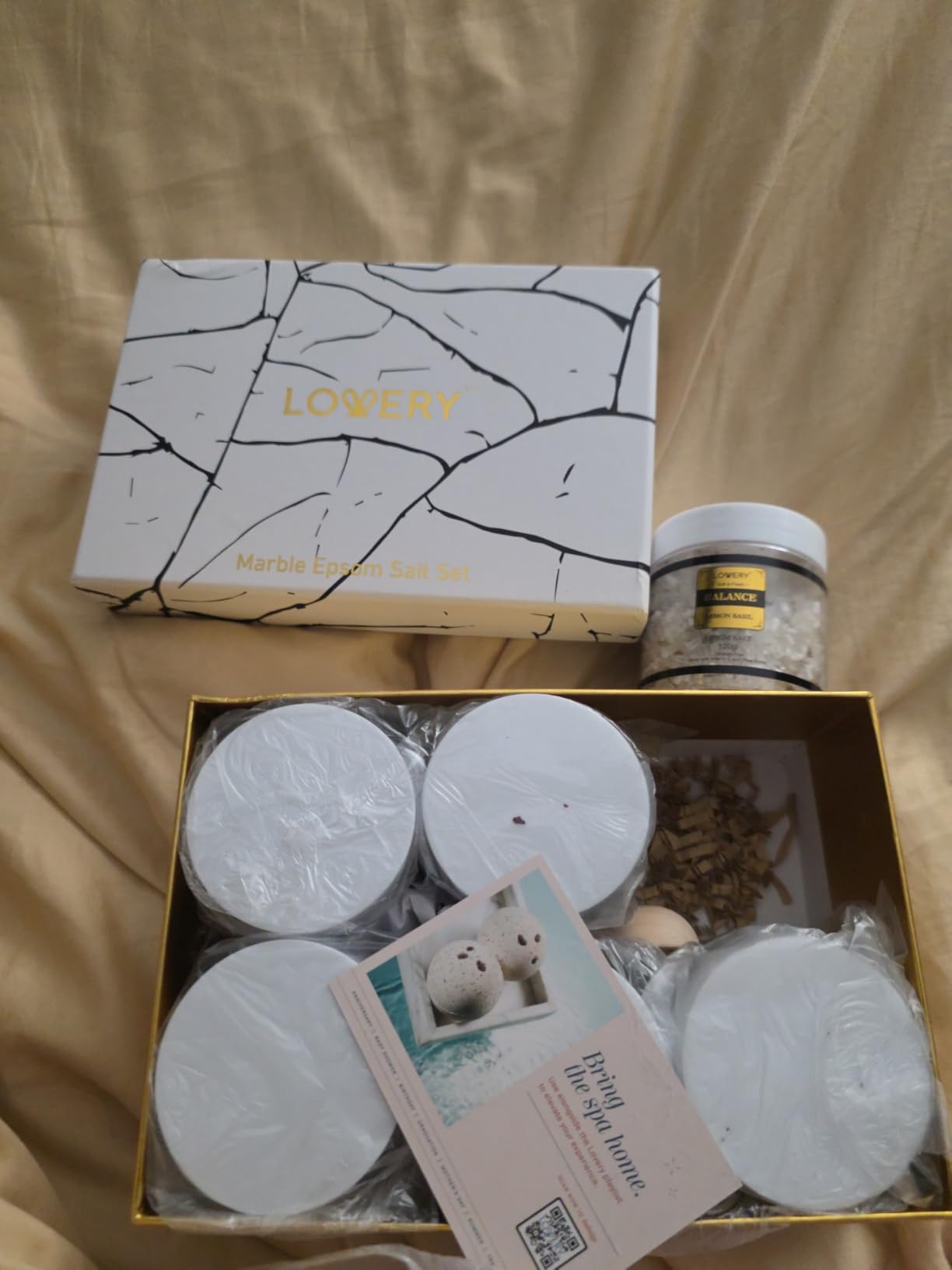 Gifts for Women Who Have Everything Spa Gift Basket, Epsom Bath Salts Gift Basket Set, Self Care Salt W/Essential Oil, Gifts for Mom, Her, Lavender, Eucalyptus, Lemon, Coconut, Tea Tree, Honey Almond customer photo 1