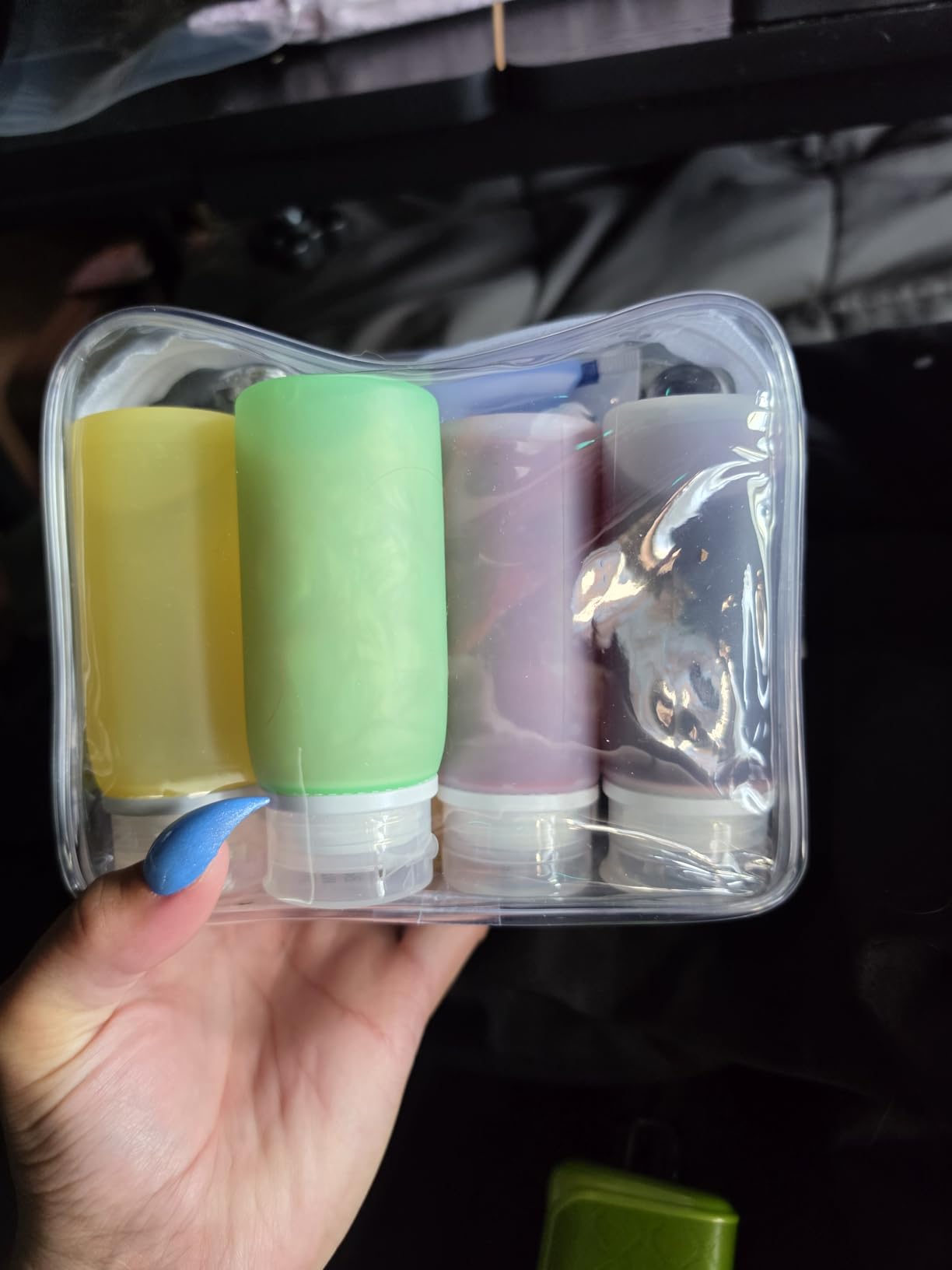 Muslish 21 Pack Leak Proof Silicone Travel Bottles Set, TSA Approved Containers for Toiletries, Travel Size Accessories and Shampoo Conditioner Bottles with Toiletry Bag (BPA Free) customer photo 1