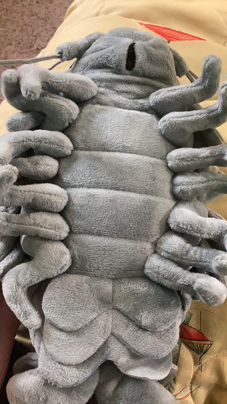 Isopod Plush - Lifelike 12” Isopod Stuffed Animal, Realistic Bathynomus Giganteus Arthropod Insect Plushie, Soft Crustaceans Animals Toys Model Dolls Gifts for Kids customer photo 1