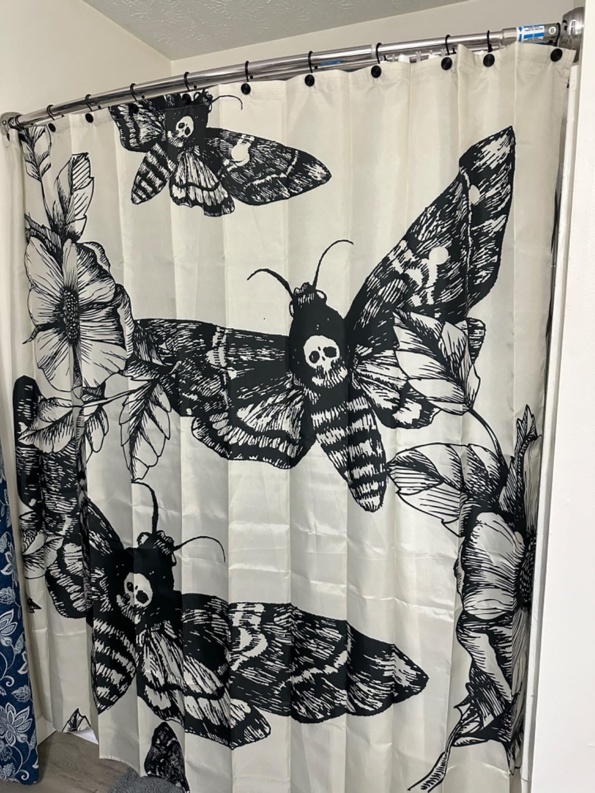 Feelyou Spider Web Bath Curtain 72