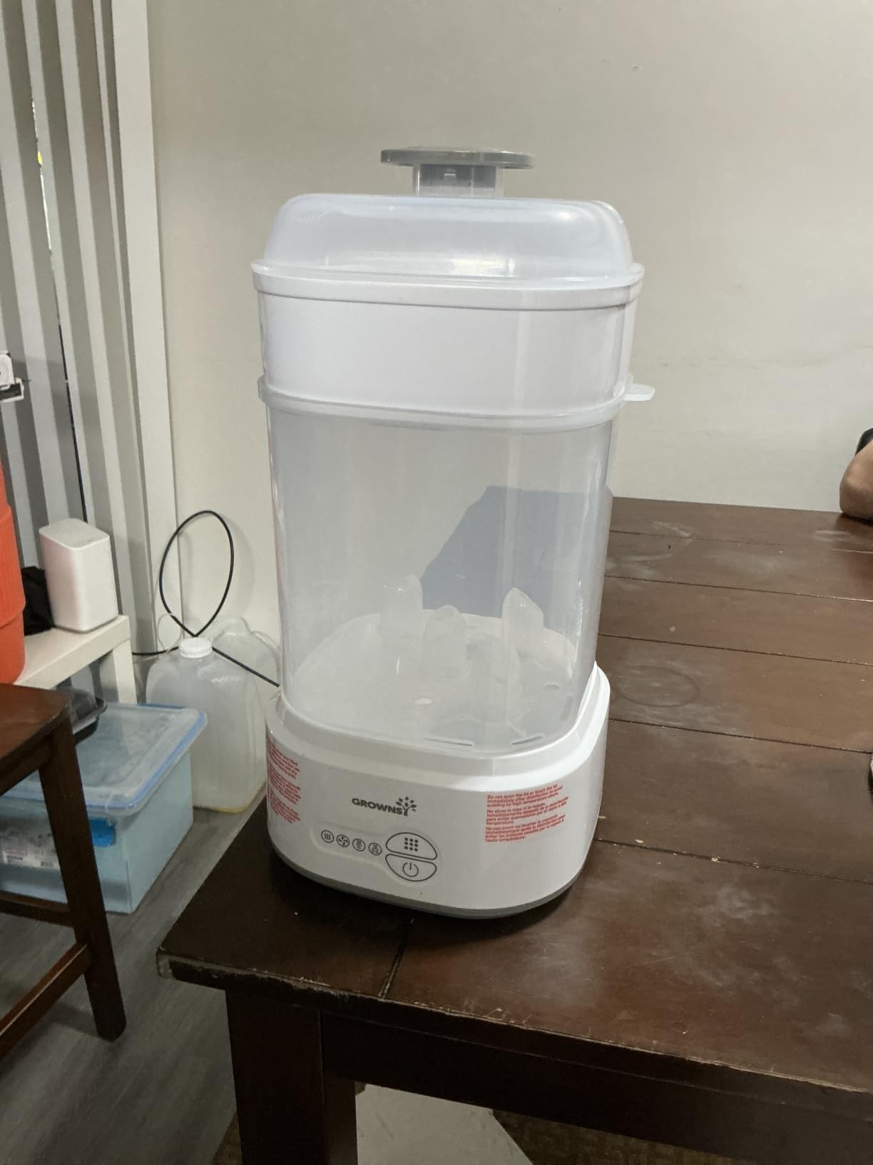 Grownsy Compact Baby Bottle Sterilizer and Dryer with Fast Sanitization customer photo 2