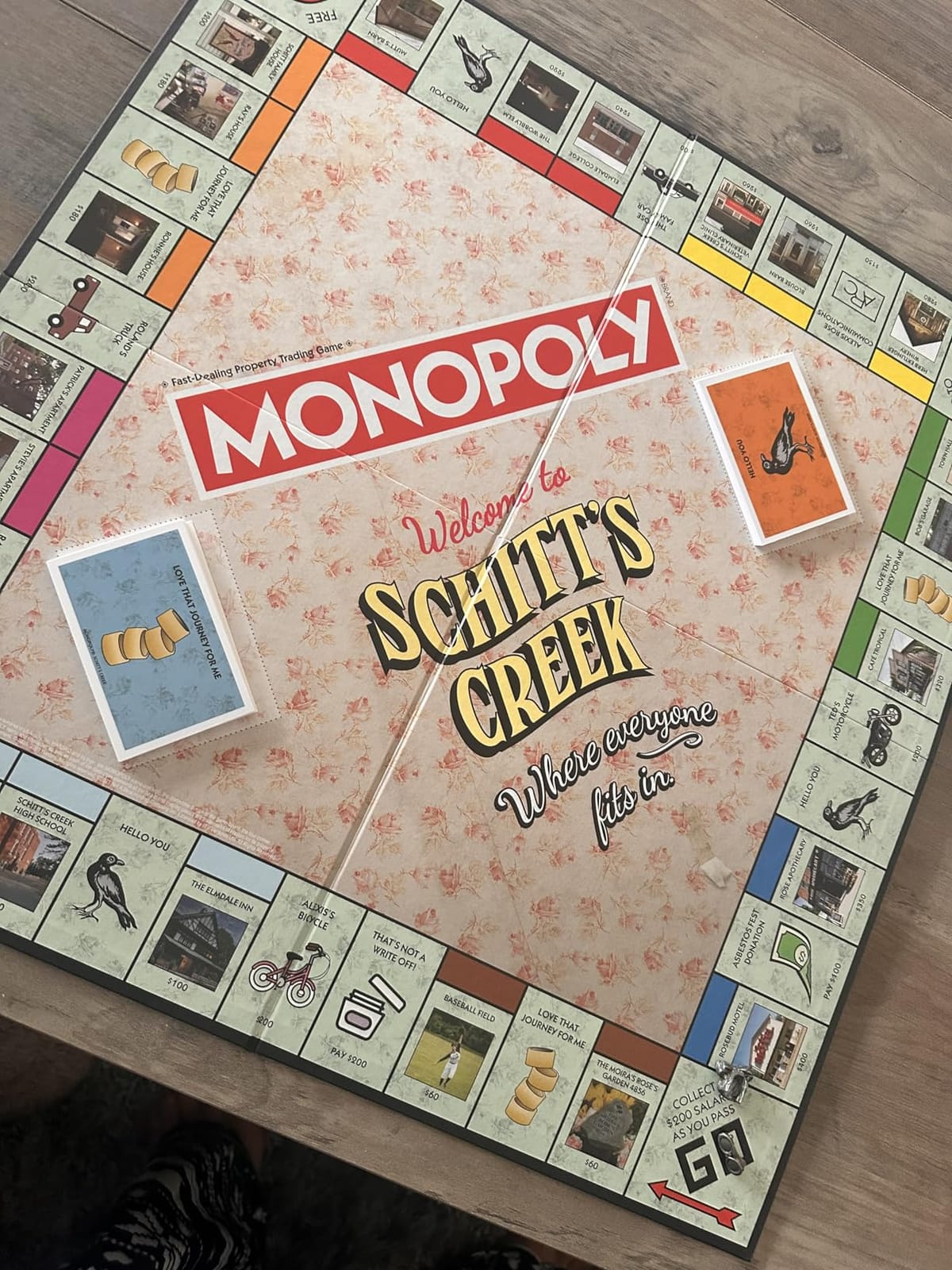 Monopoly Schitt's Creek | Game Tokens Include Bebe Crow, Patrick's Guitar, Rosebud Motel Key & More | Officially Licensed and Collectible Monopoly Game Based on Award Winning Series Schitt's Creek customer photo 2