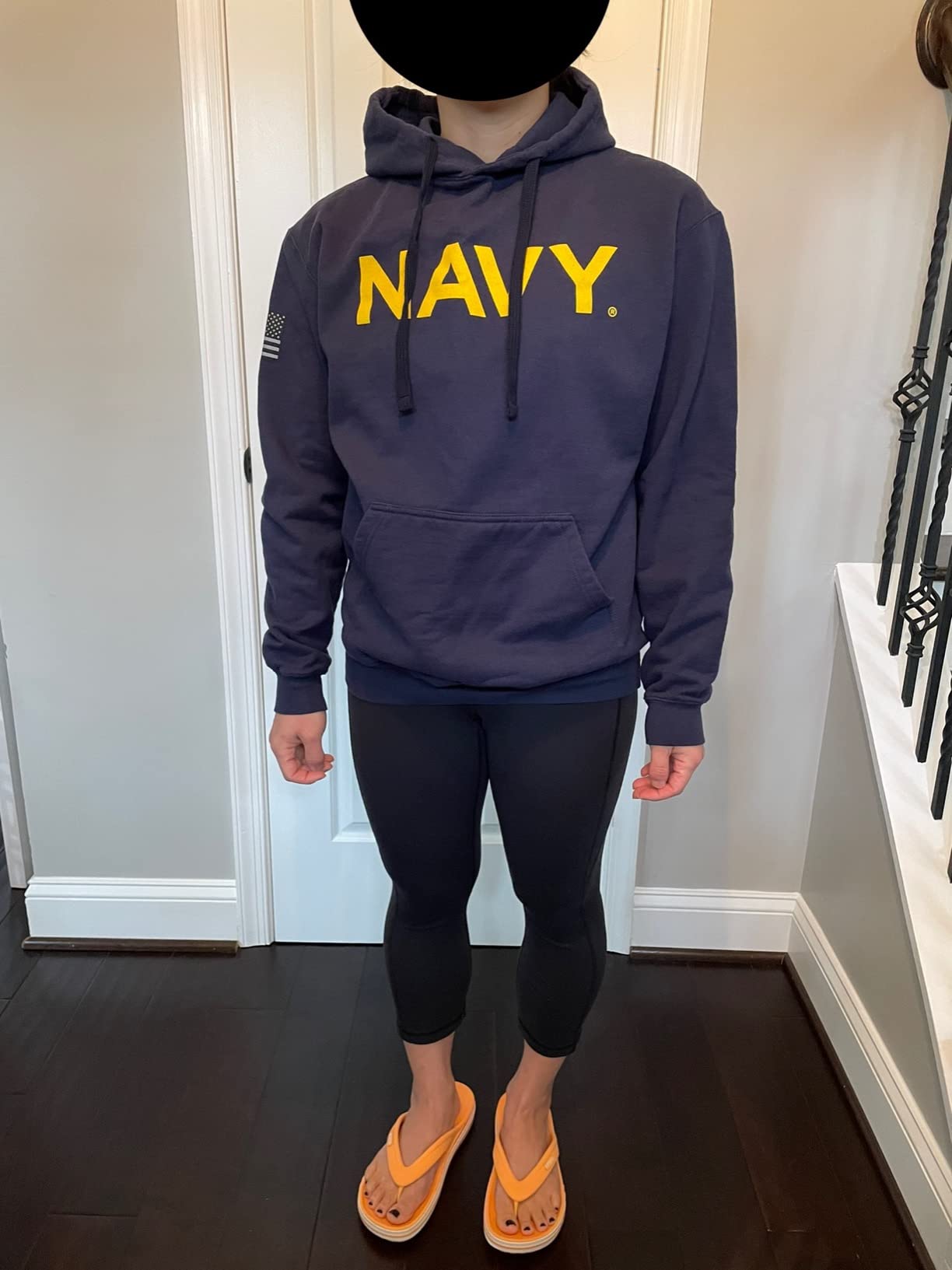 Ann Arbor T-shirt Co. U.S. Military, First Responder Hoodie USAF Army Navy Firefighter Sweatshirt Hoody customer photo 2