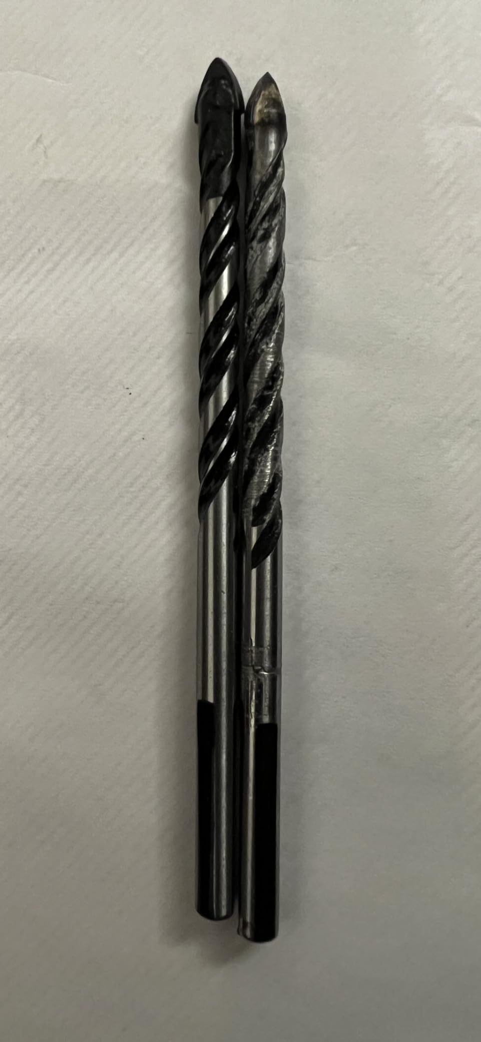 10-Piece Masonry Drill Bit Set & Concrete Drill Bit Set, 7 Sizes, 1/8