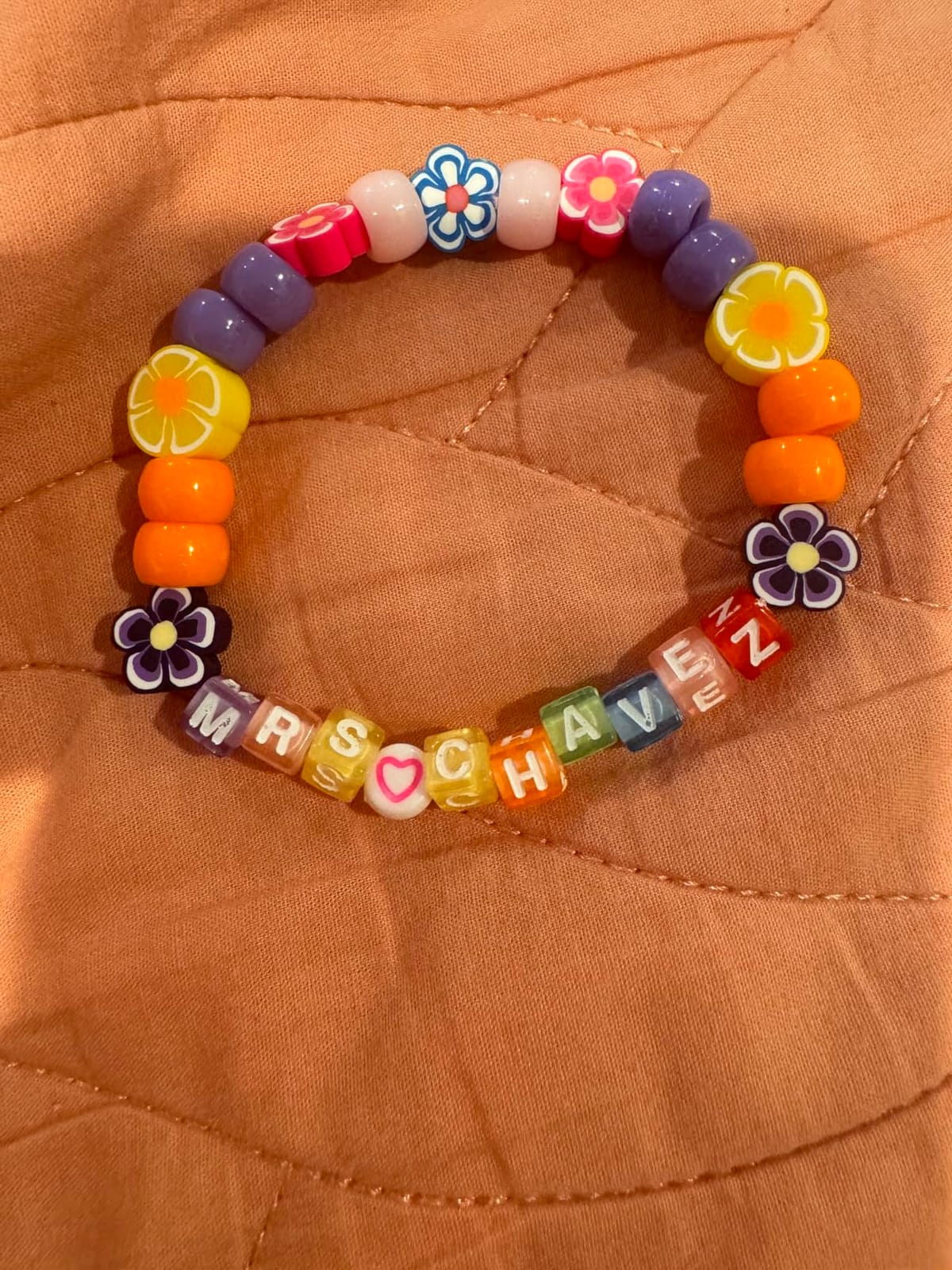 Dowsabel Bracelet Making Kit, Beads for Bracelets Making Pony, Kandi, Polymer Clay, Smile Face & Letter Beads for Jewelry Making, DIY Arts and Crafts Gifts Toys for Girls Age 6-12 customer photo 1