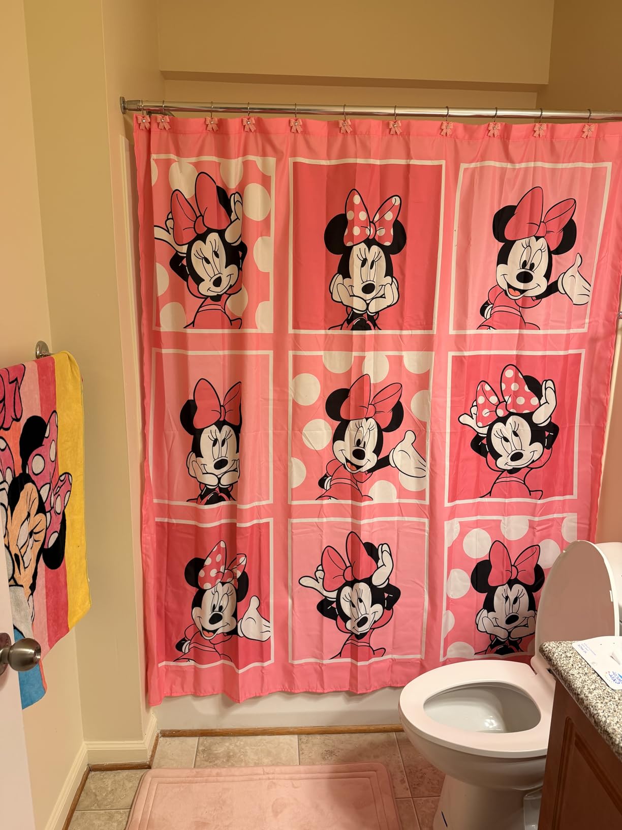 Jay Franco Shower Curtains Marvel Spiderman City Web Easy Care Fabric Kids Bath Curtain (Official Marvel Product) customer photo 2