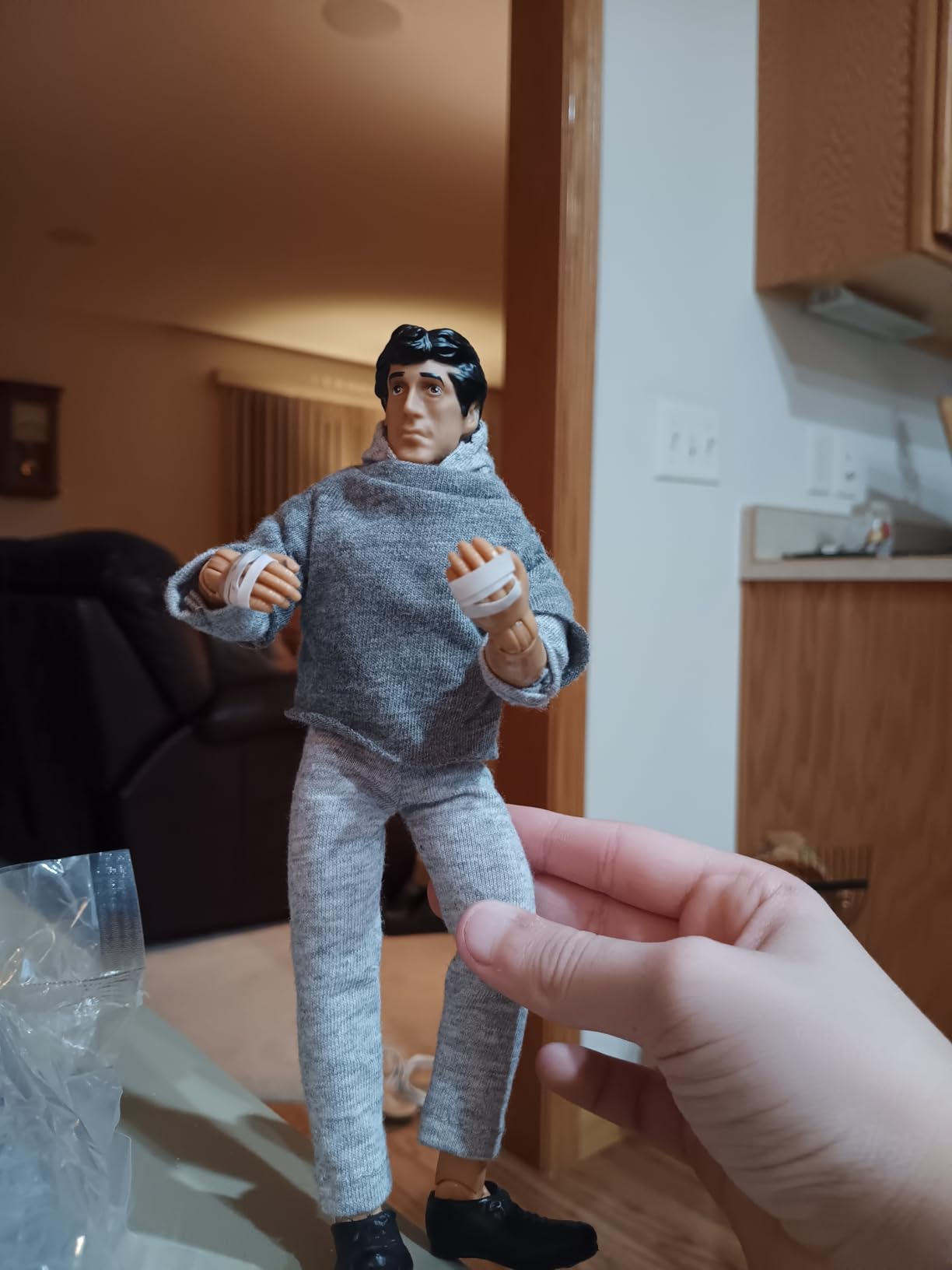 Mego Rocky Balboa in Training Sweatsuit a ZLC Collectibles MEGO Exclusive 8
