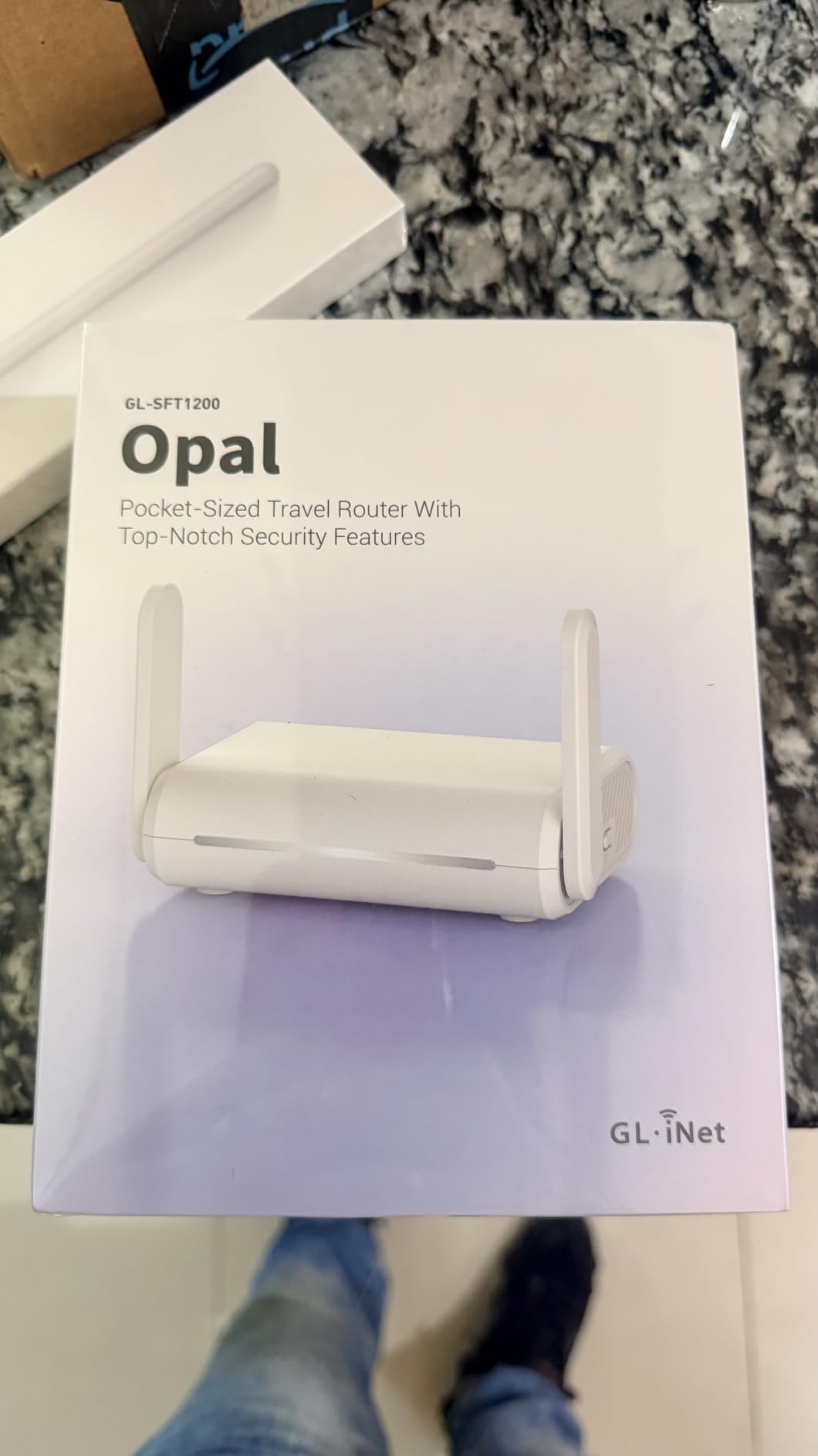 GL.iNet GL-SFT1200 Opal Travel Router, AC1200 Dual-Band Wi-Fi, OpenWrt with OpenVPN and WireGuard customer photo 1
